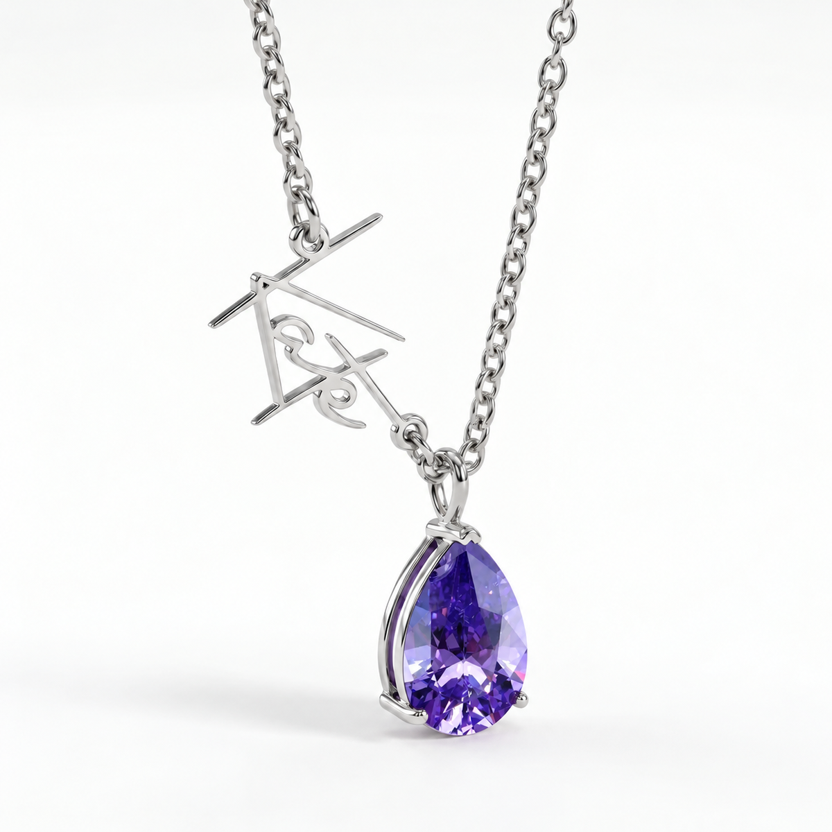 Signature Ketting met Naam & Geboortesteen