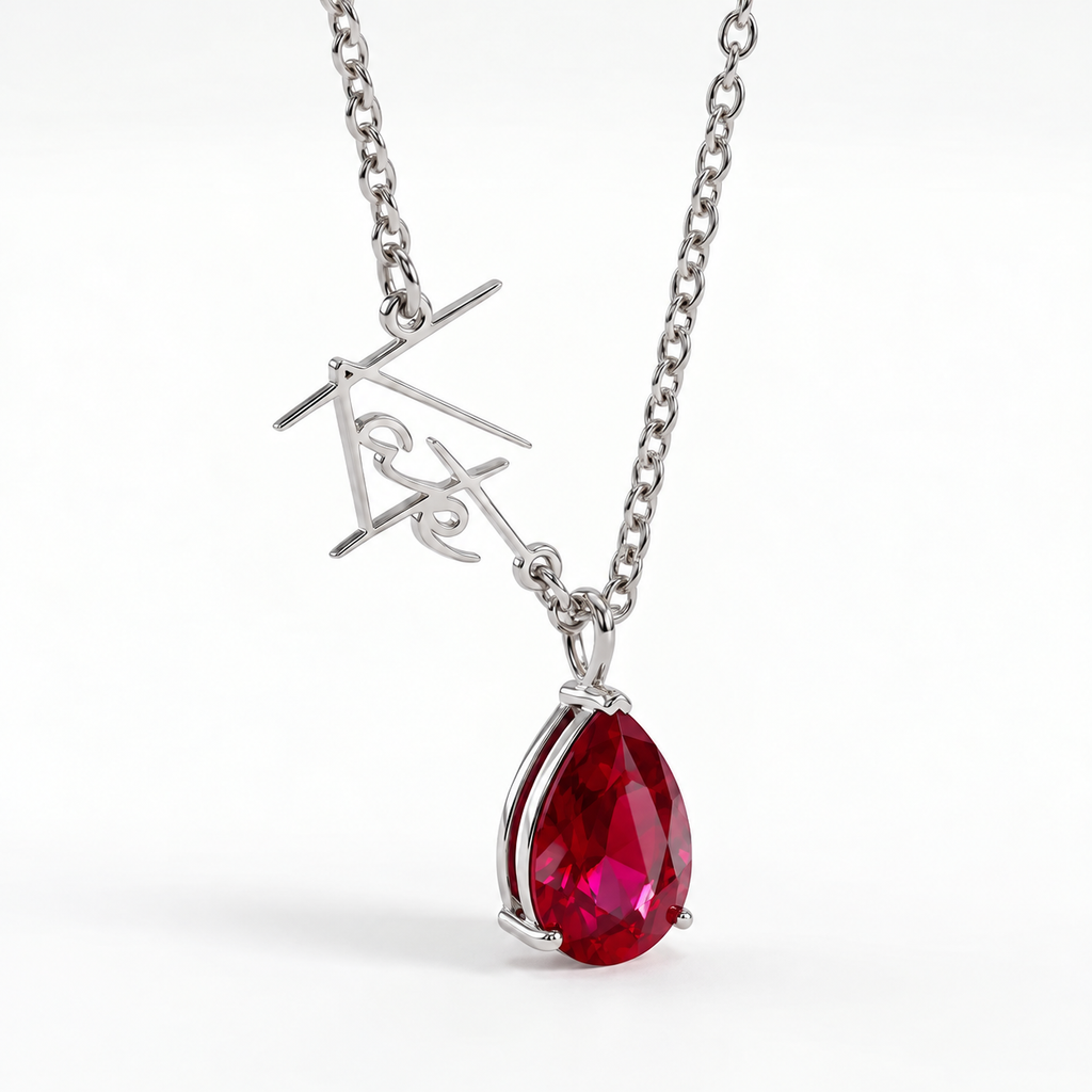 Signature Ketting met Naam & Geboortesteen