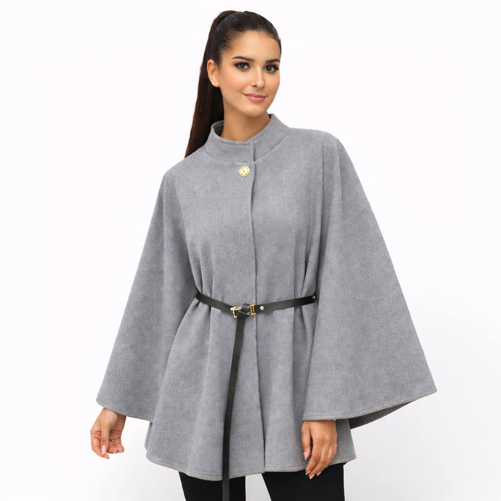 ÉLORA – Elegantes Cape mit Gürtel