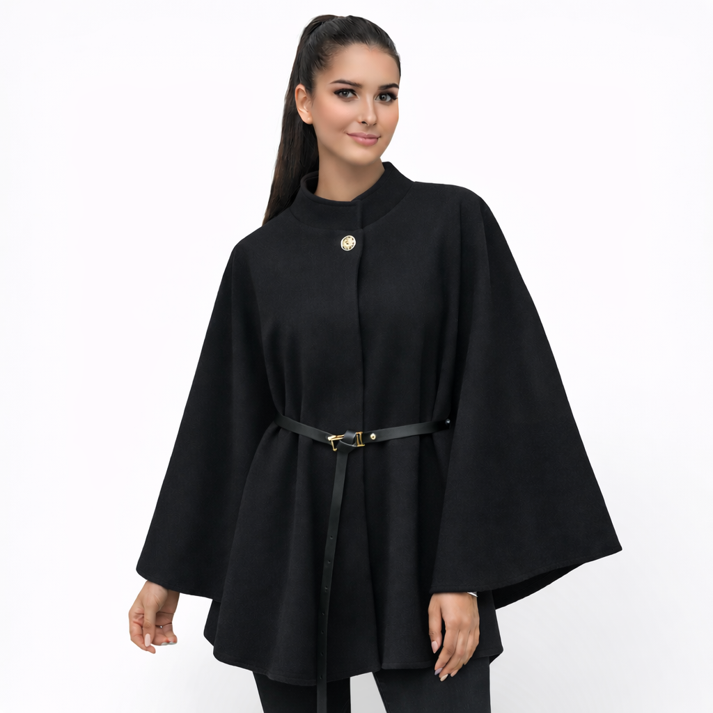 ÉLORA – Elegantes Cape mit Gürtel