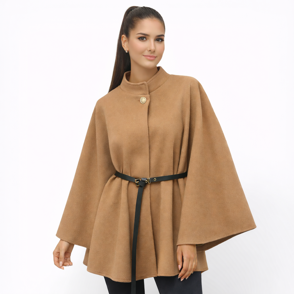 ÉLORA – Elegantes Cape mit Gürtel