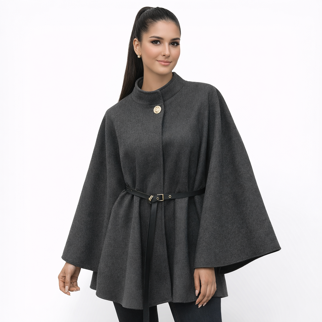 ÉLORA – Elegantes Cape mit Gürtel