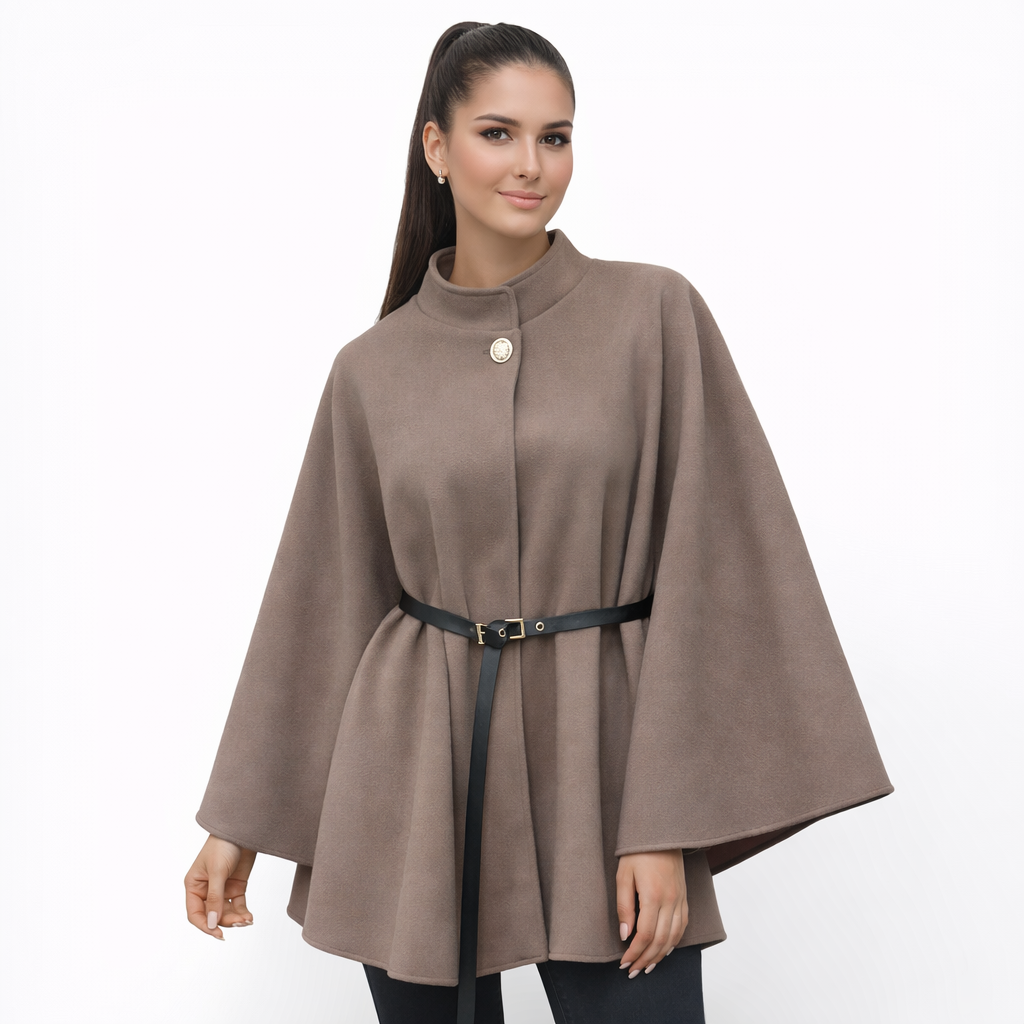 ÉLORA – Elegantes Cape mit Gürtel