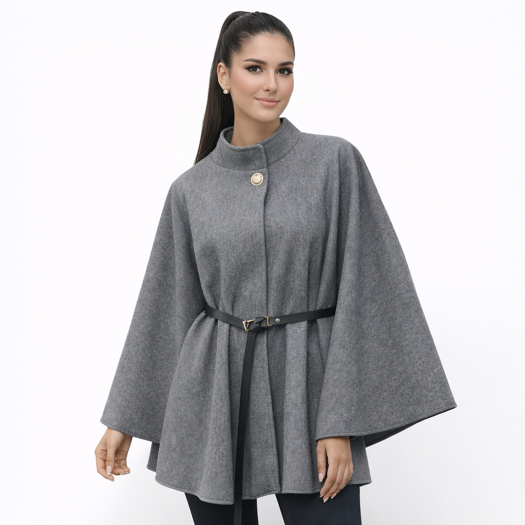 ÉLORA – Elegantes Cape mit Gürtel