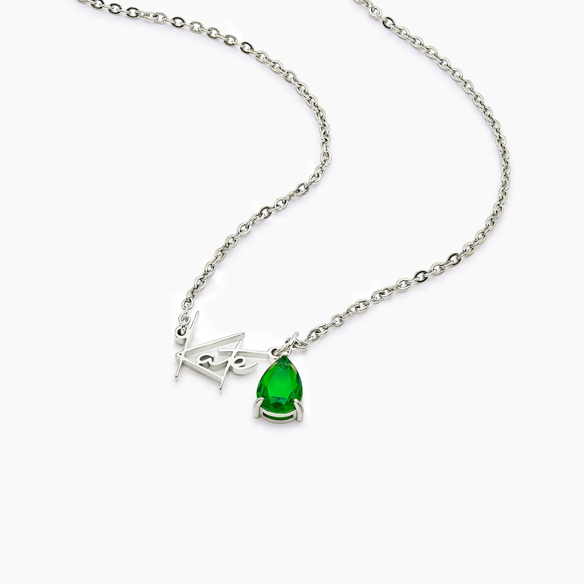Signature Ketting met Naam & Geboortesteen