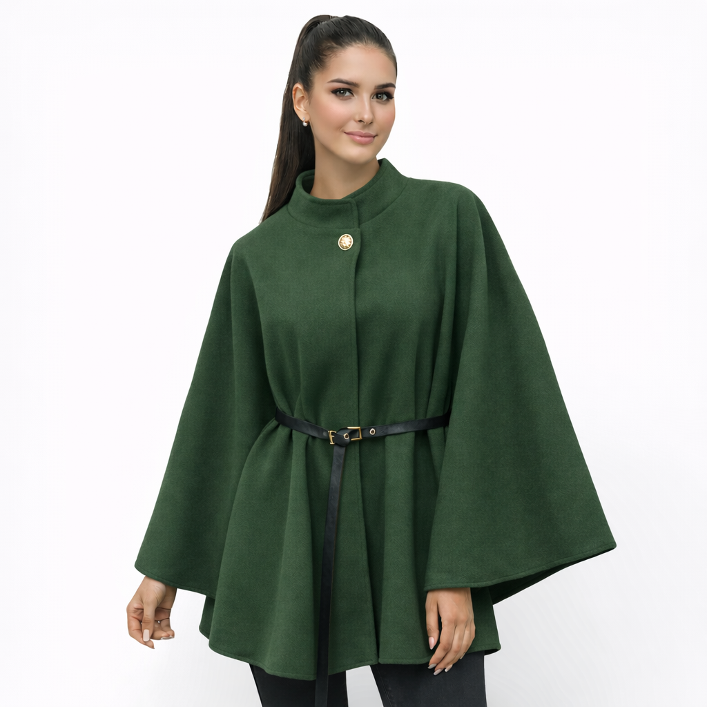 ÉLORA – Elegantes Cape mit Gürtel