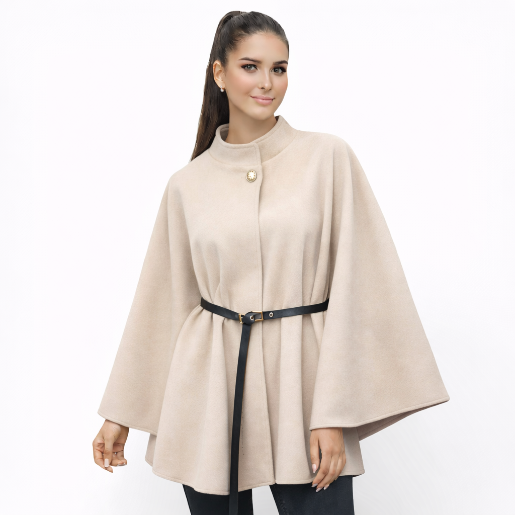 ÉLORA – Elegantes Cape mit Gürtel