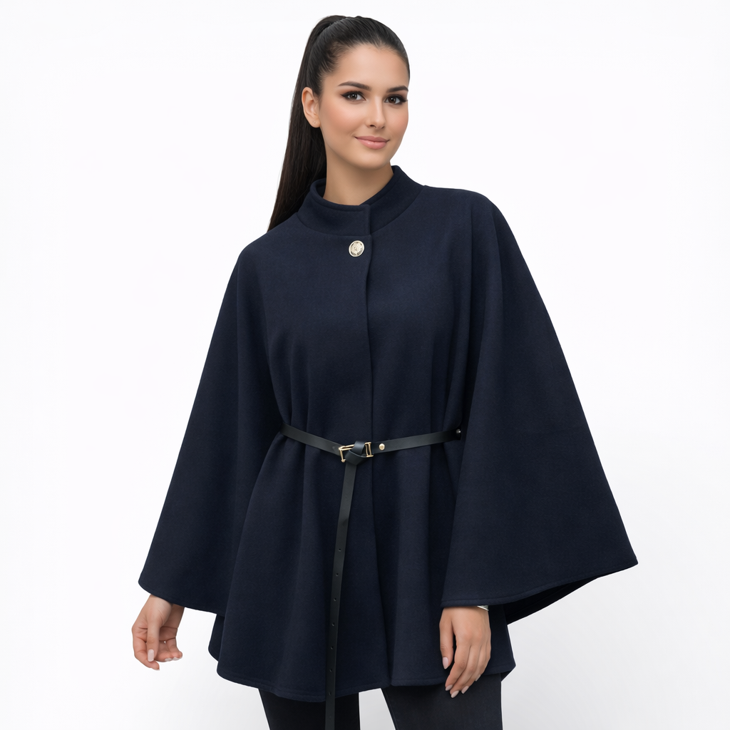 ÉLORA – Elegantes Cape mit Gürtel