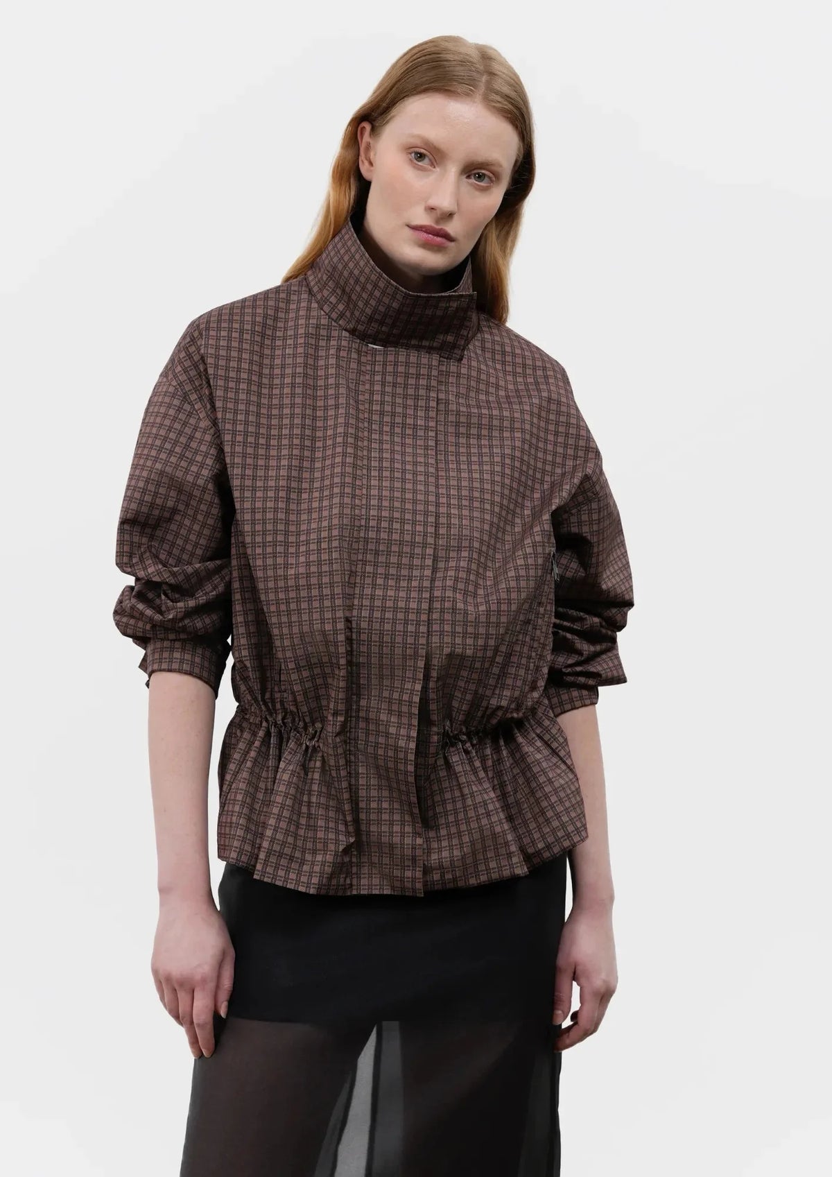 STM-TEX™ High Convertible Collar Waterproof Trench Coat