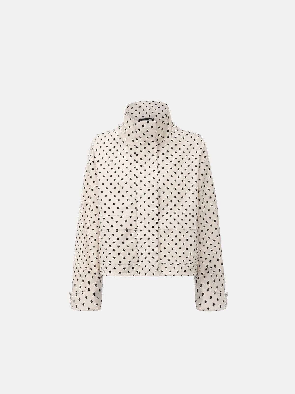 STM-TEX™ Pin Dot Stand Collar Bomber Jacket
