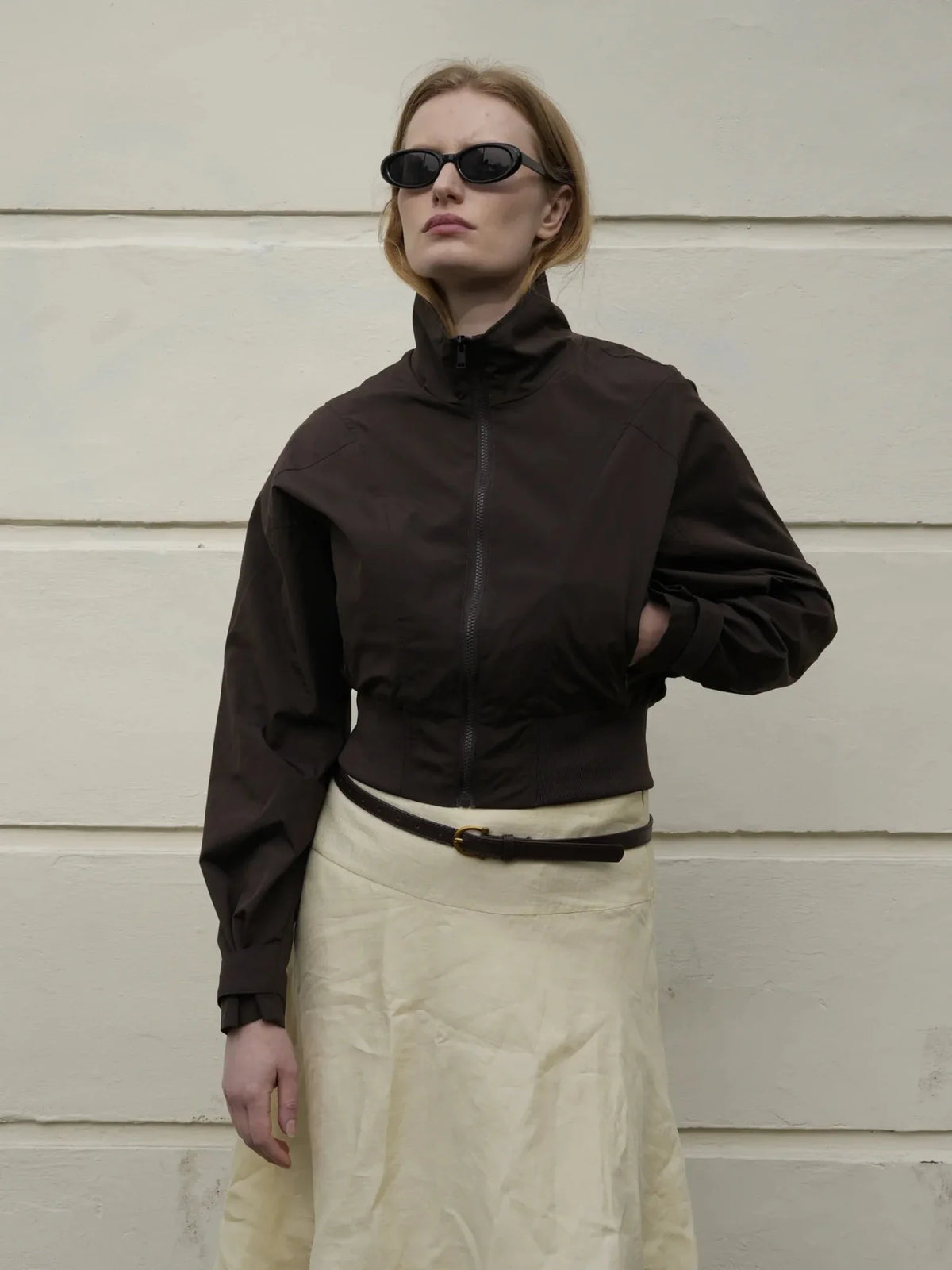 STM-TEX™ Funnel Collar Waterproof Bomber Jacket