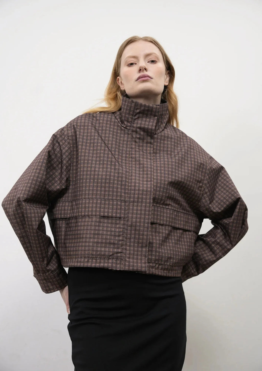 STM-TEX™ Stand Collar Bomber Jacket- Stay Puffit