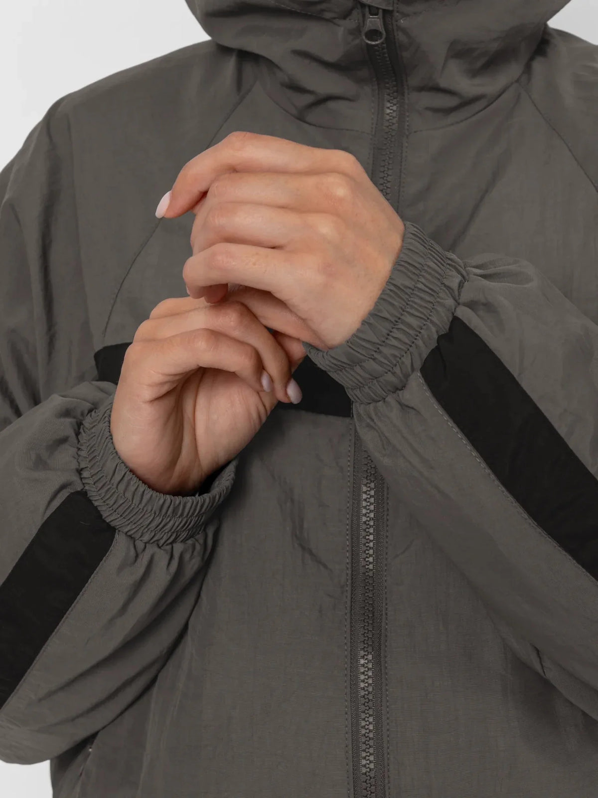 FlowCore™ Water Repellent Oversized Short Track Jacket