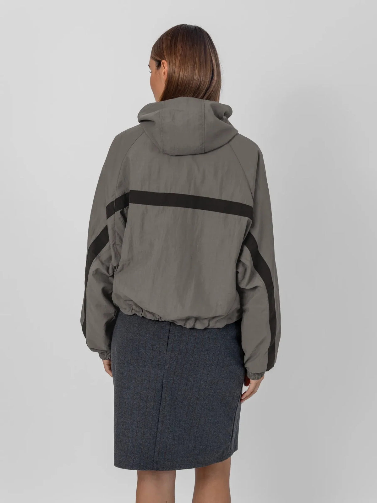 FlowCore™ Water Repellent Oversized Short Track Jacket