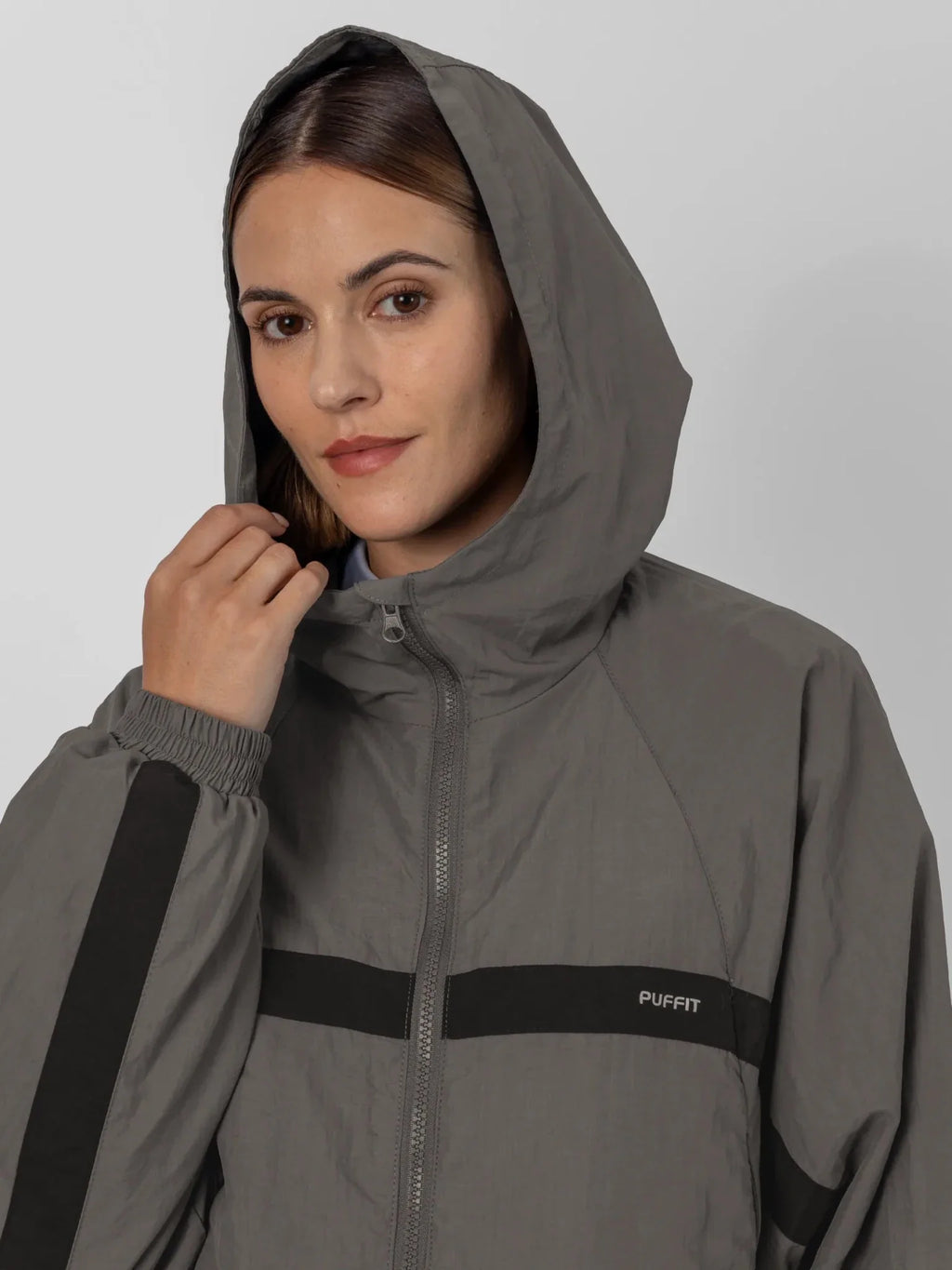 FlowCore™ Water Repellent Oversized Short Track Jacket