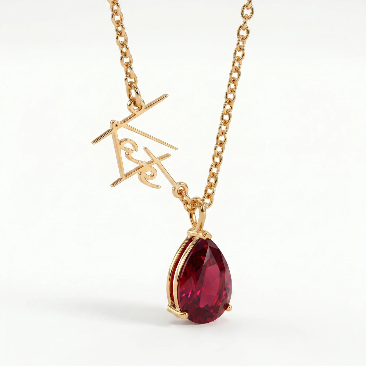 Signature Ketting met Naam & Geboortesteen