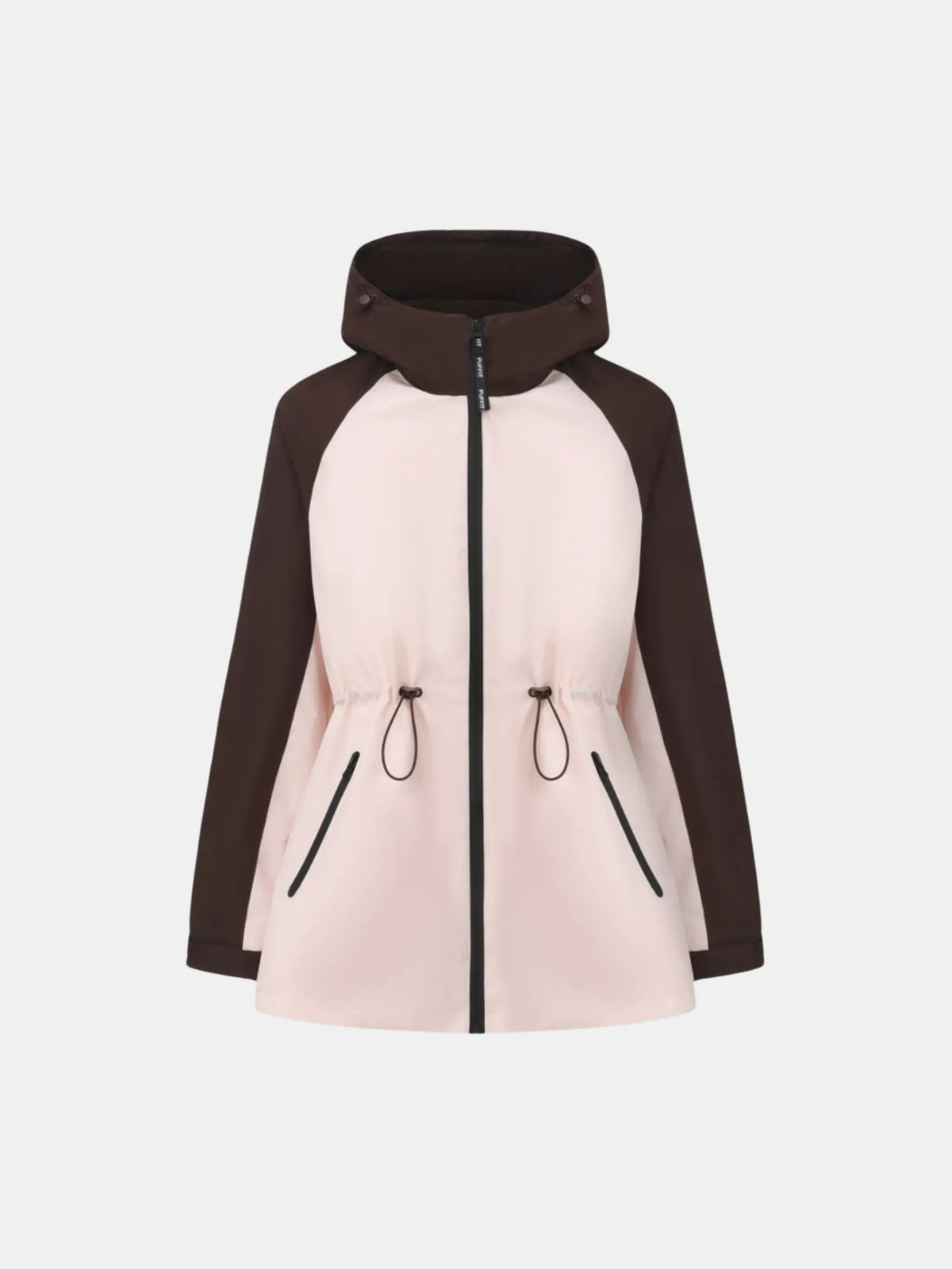 STM-TEX™ Brown/Pink Full-Zip Rain Jacket