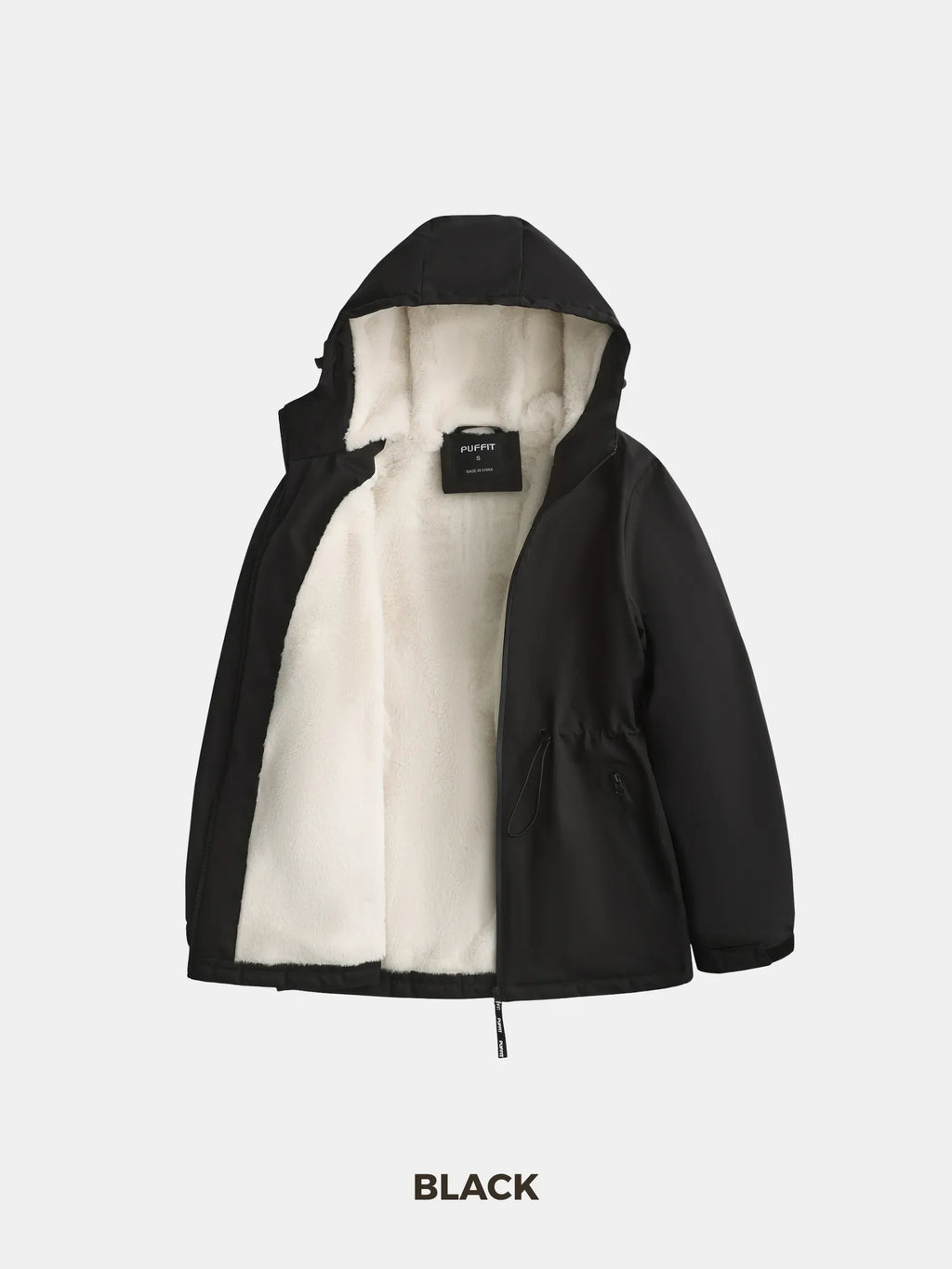 STM-TEX™ Faux Fur Lined Full Zip Rain Jacket