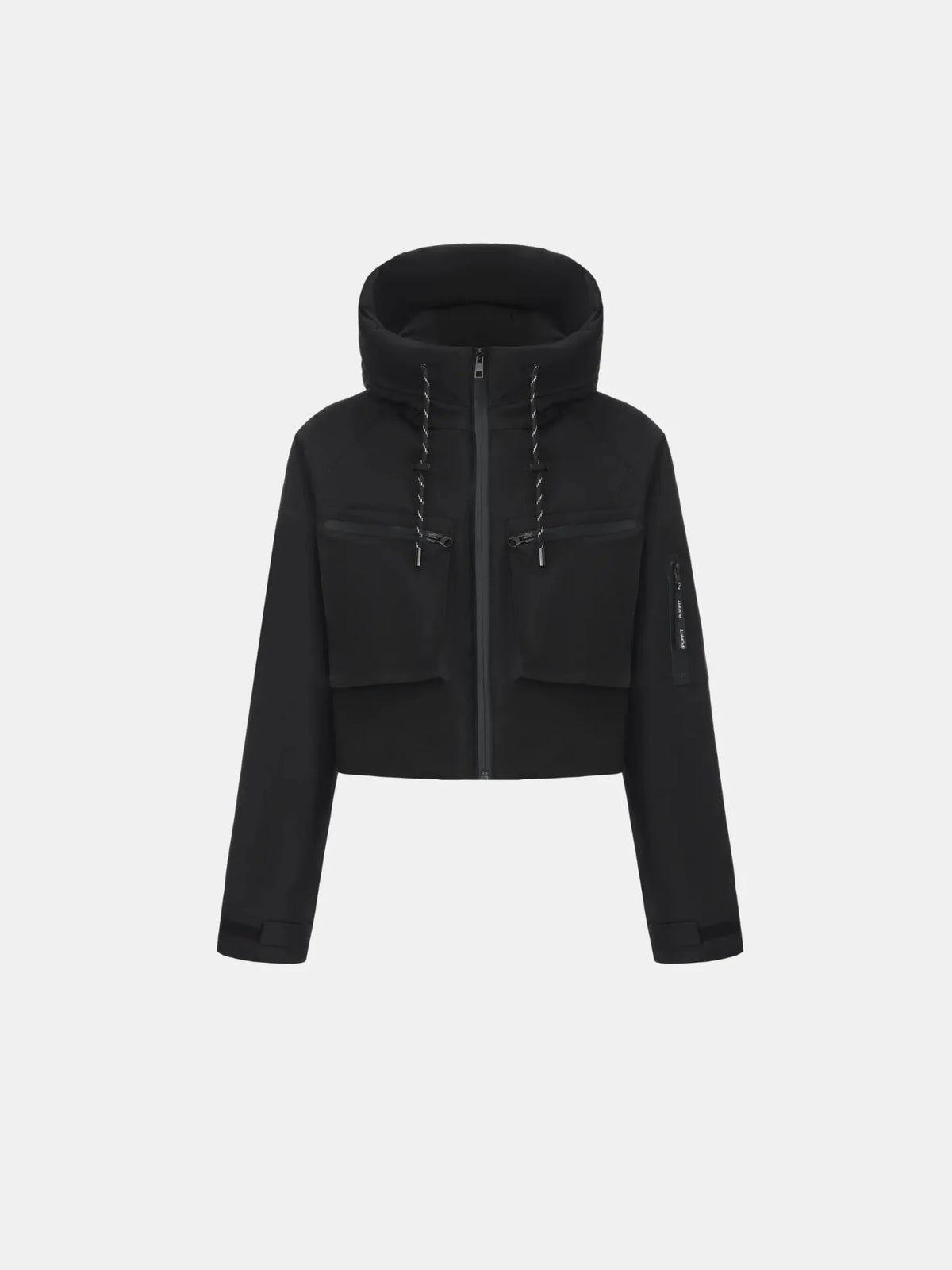 STM-TEX™ Elevated Cropped Hooded Rain Jacket