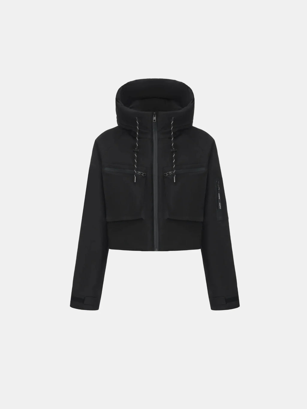 STM-TEX™ Elevated Cropped Hooded Rain Jacket - Stay Puffit