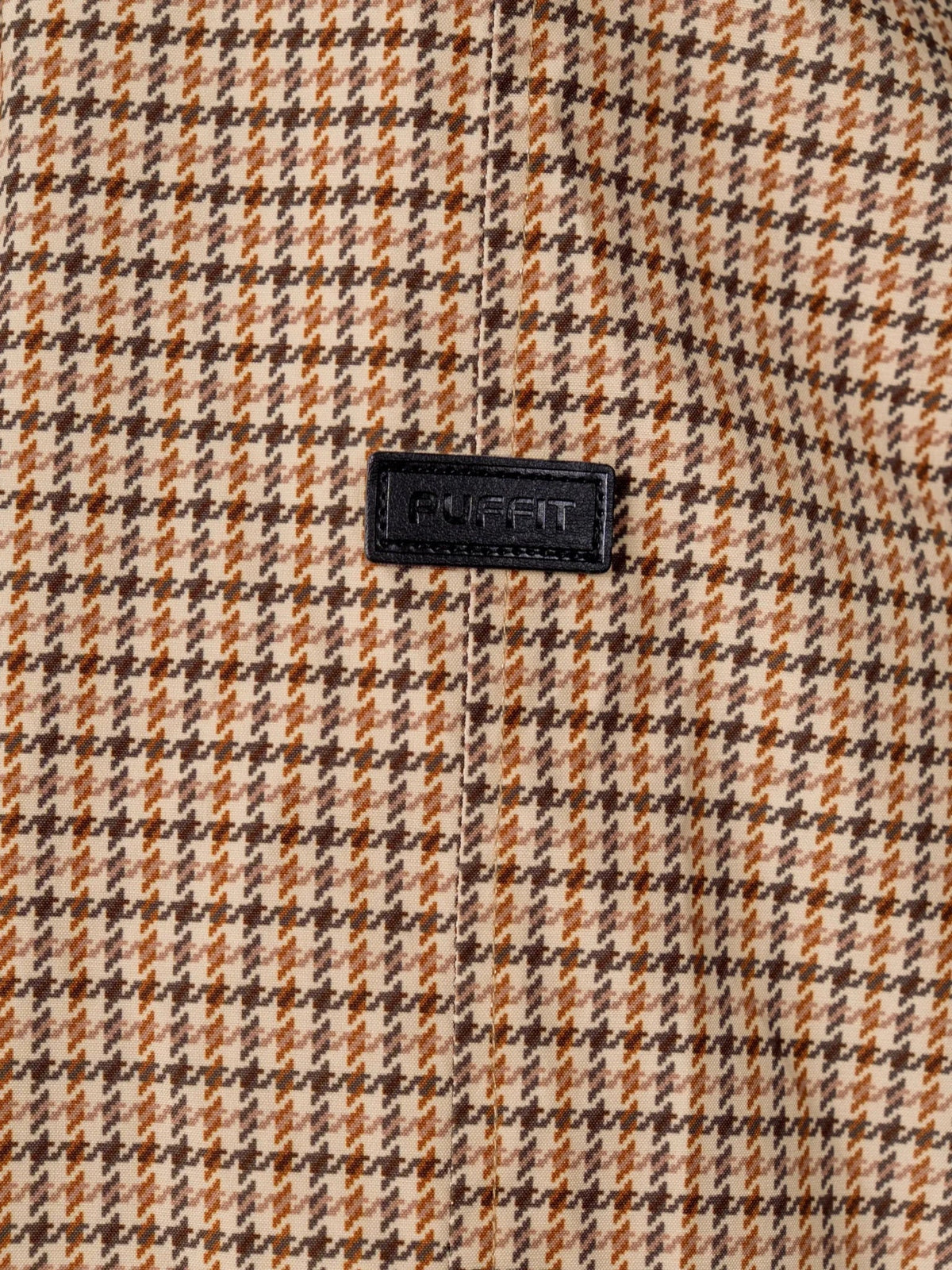 STM-TEX™ Beige Houndstooth Elevated Long Breathable Raincoat