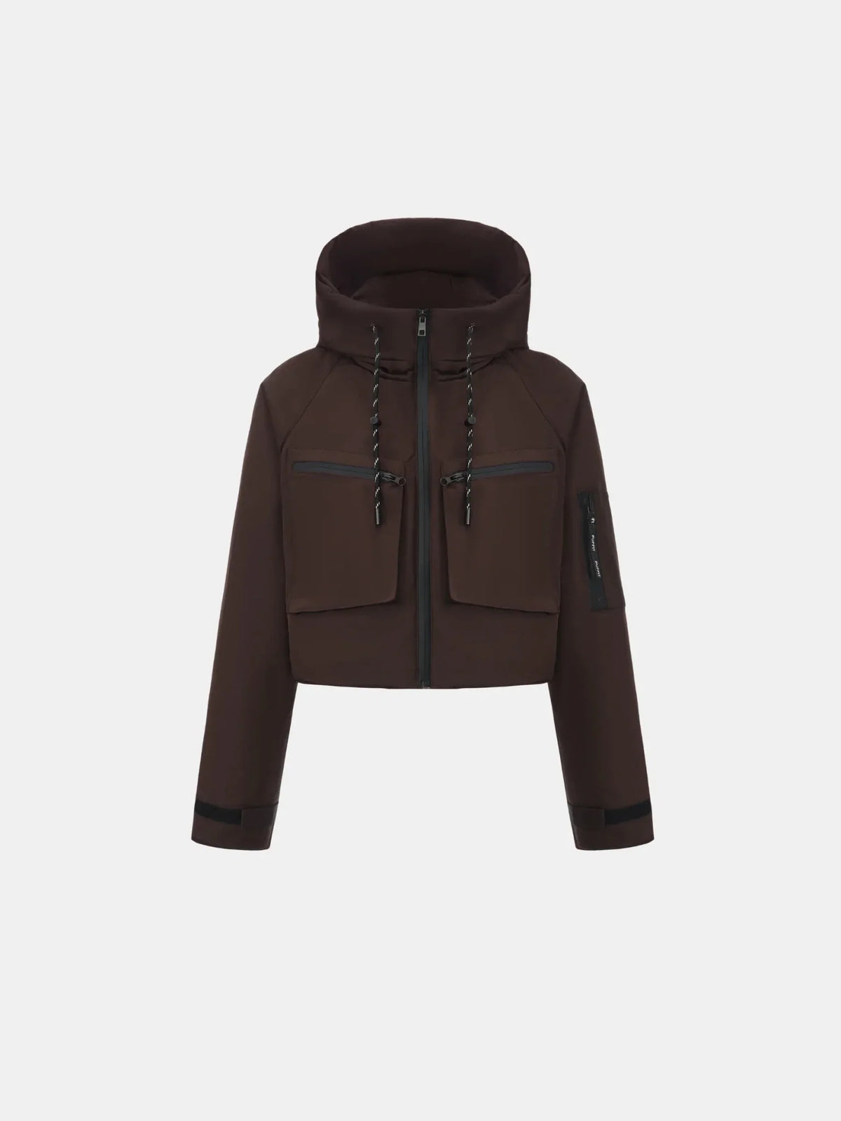 STM-TEX™ Elevated Padded Cropped Hooded Rain Jacket