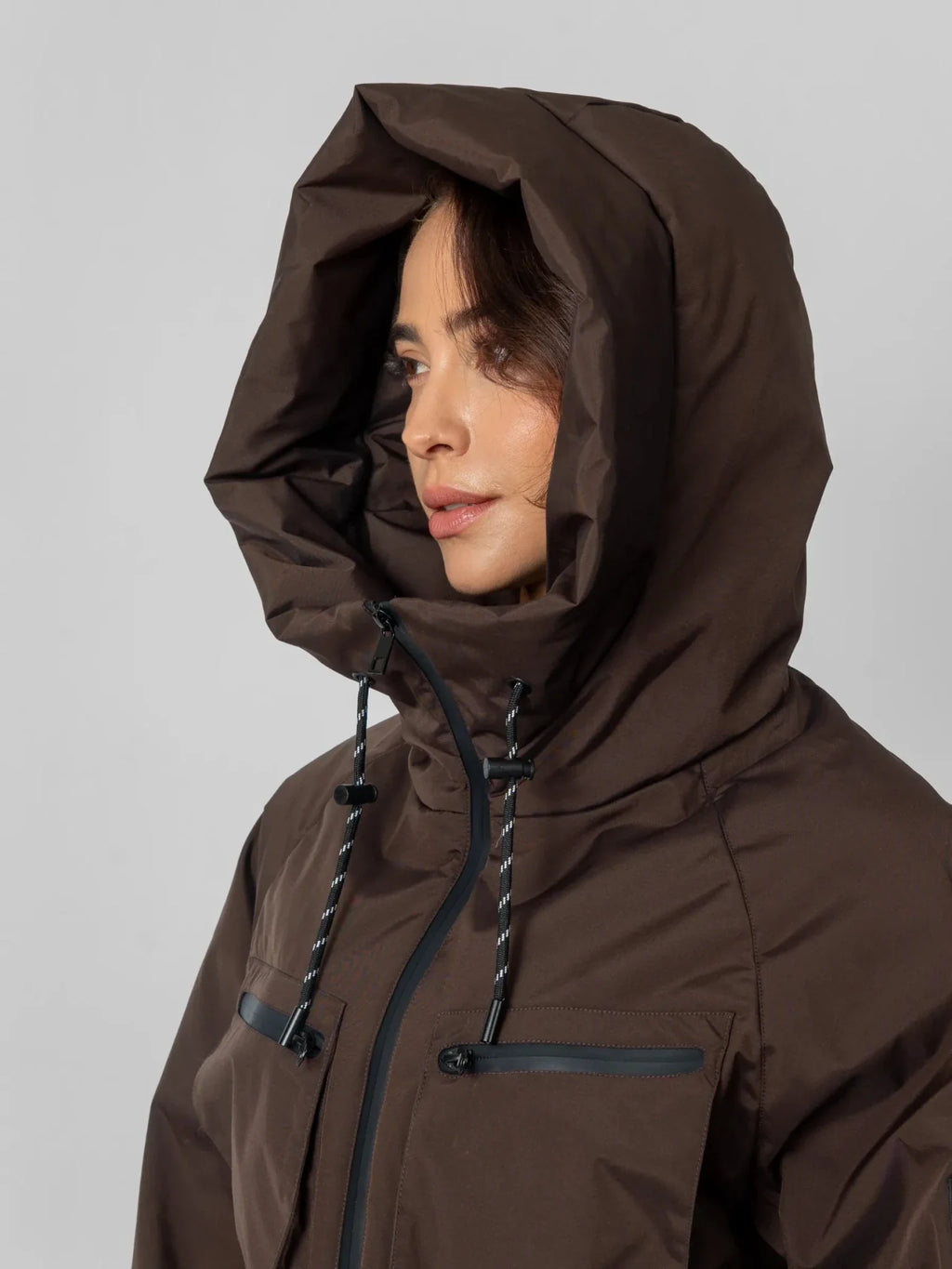 STM-TEX™ Elevated Cropped Hooded Rain Jacket