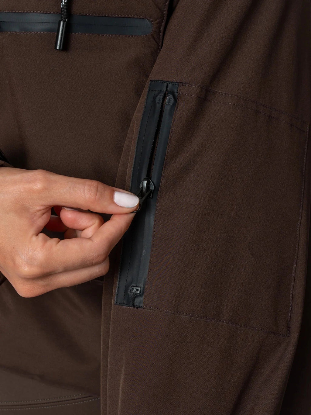 STM-TEX™ Elevated Cropped Hooded Rain Jacket - Stay Puffit