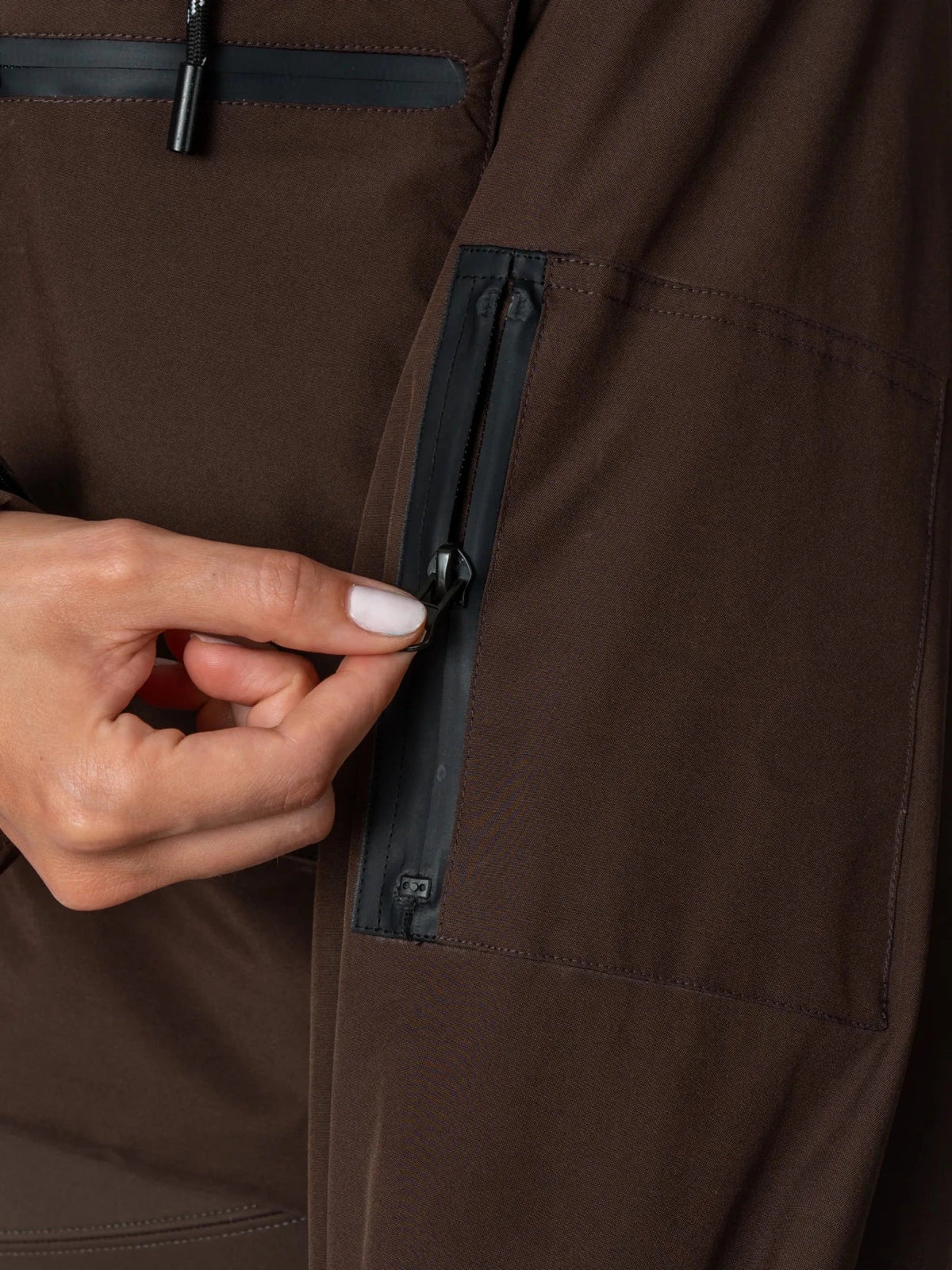 STM-TEX™ Elevated Cropped Hooded Rain Jacket - Stay Puffit