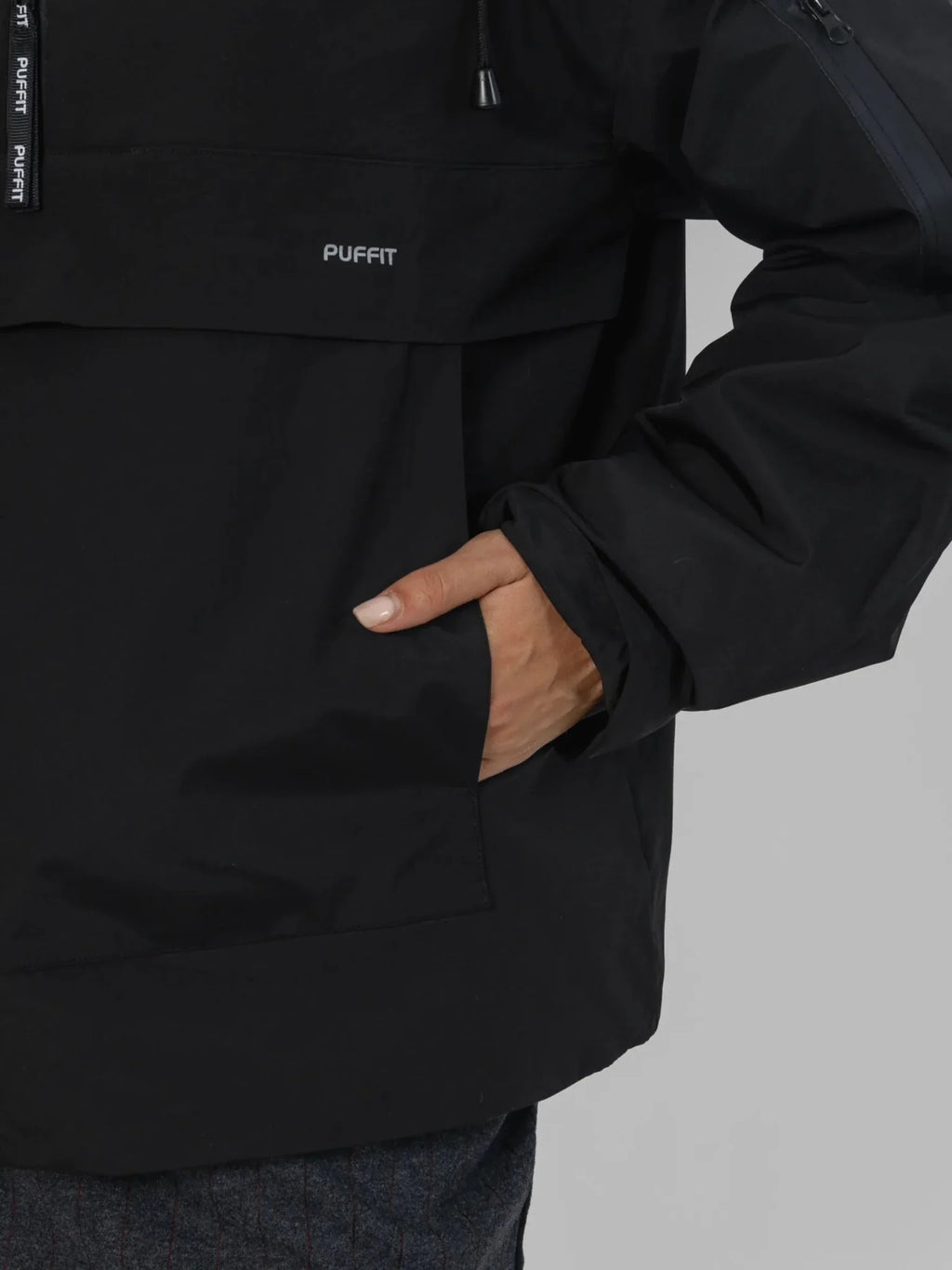 STM-TEX™ Faux Fur Lined Classic Relaxed Fit Rain Hoodie