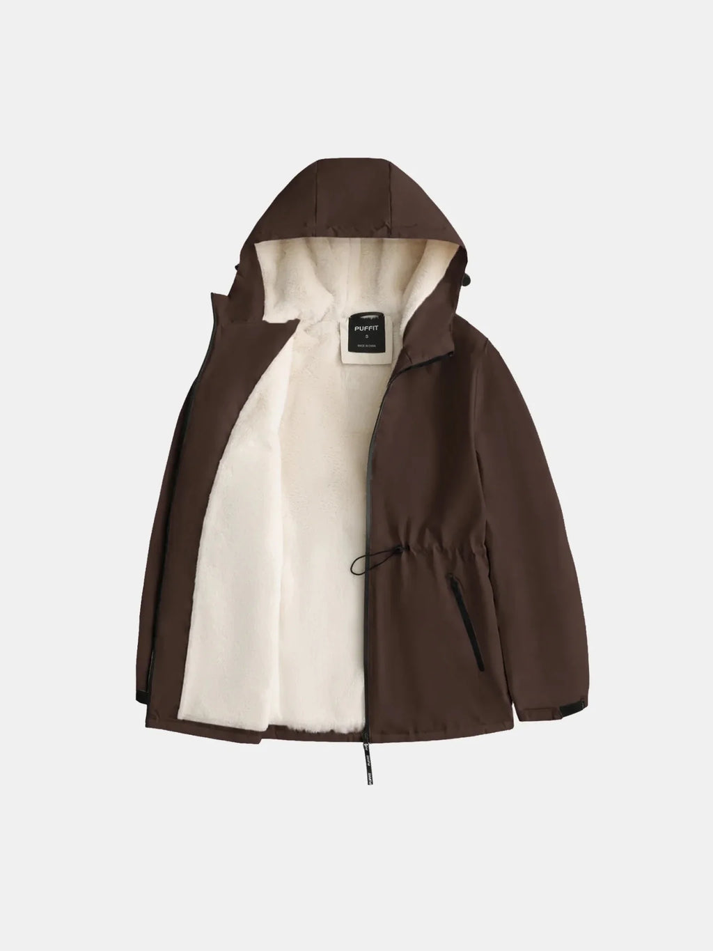 STM-TEX™ Faux Fur Lined Full Zip Rain Jacket