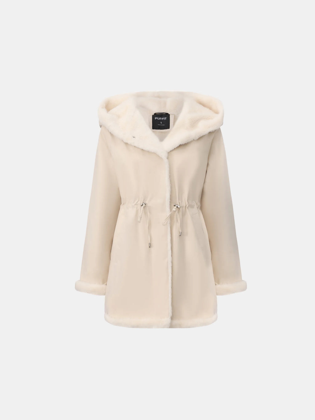 STM-TEX™ Faux Fur Lined Mid Length Rain Coat