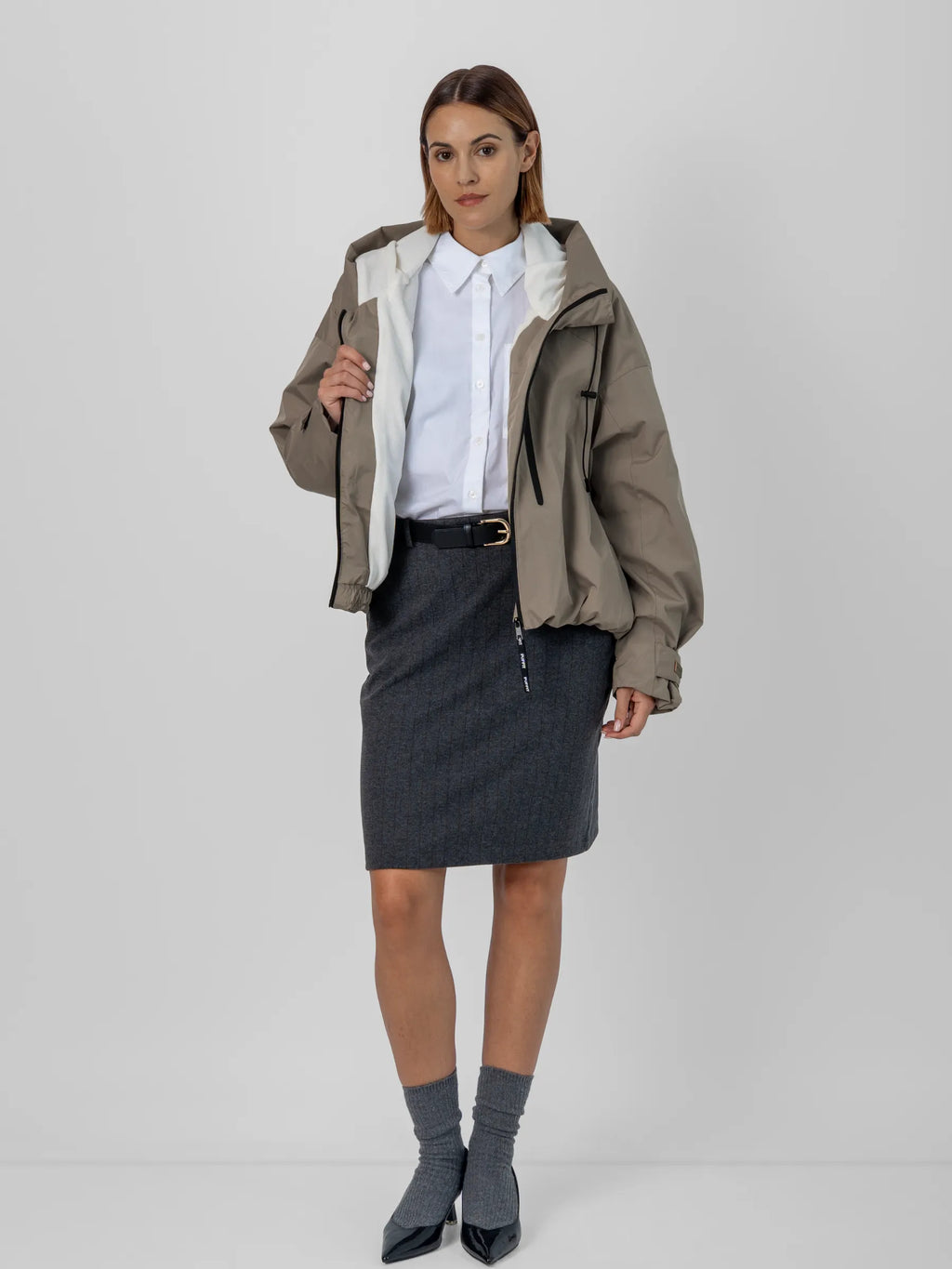 STM-TEX™ One Size Short Oversized Rain Jacket
