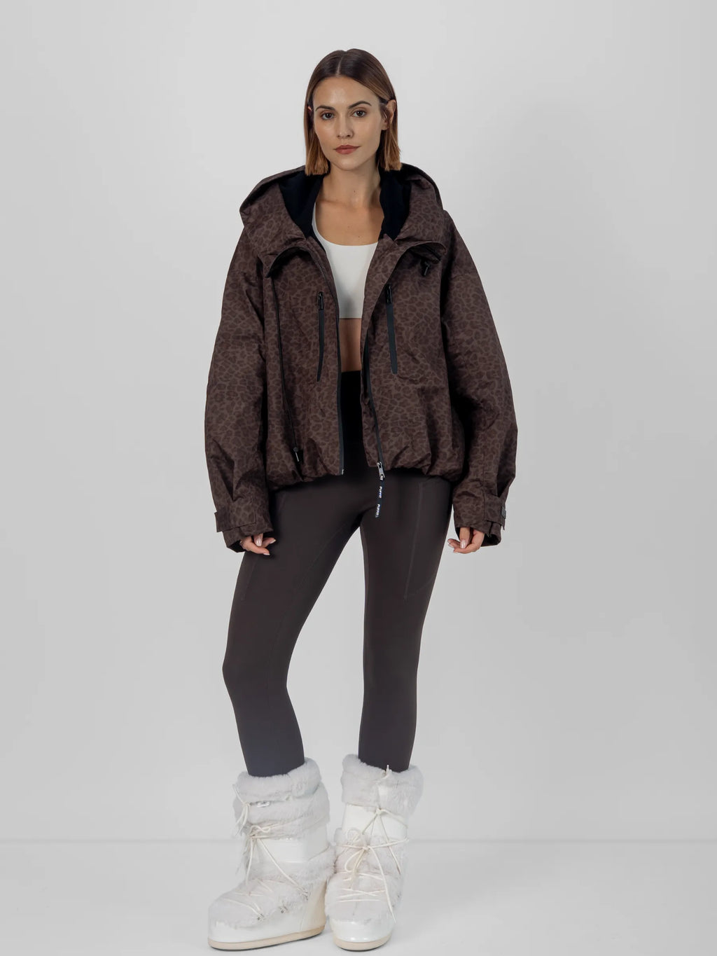 STM-TEX™ Fleece Lined One Size Short Oversized Rain Jacket