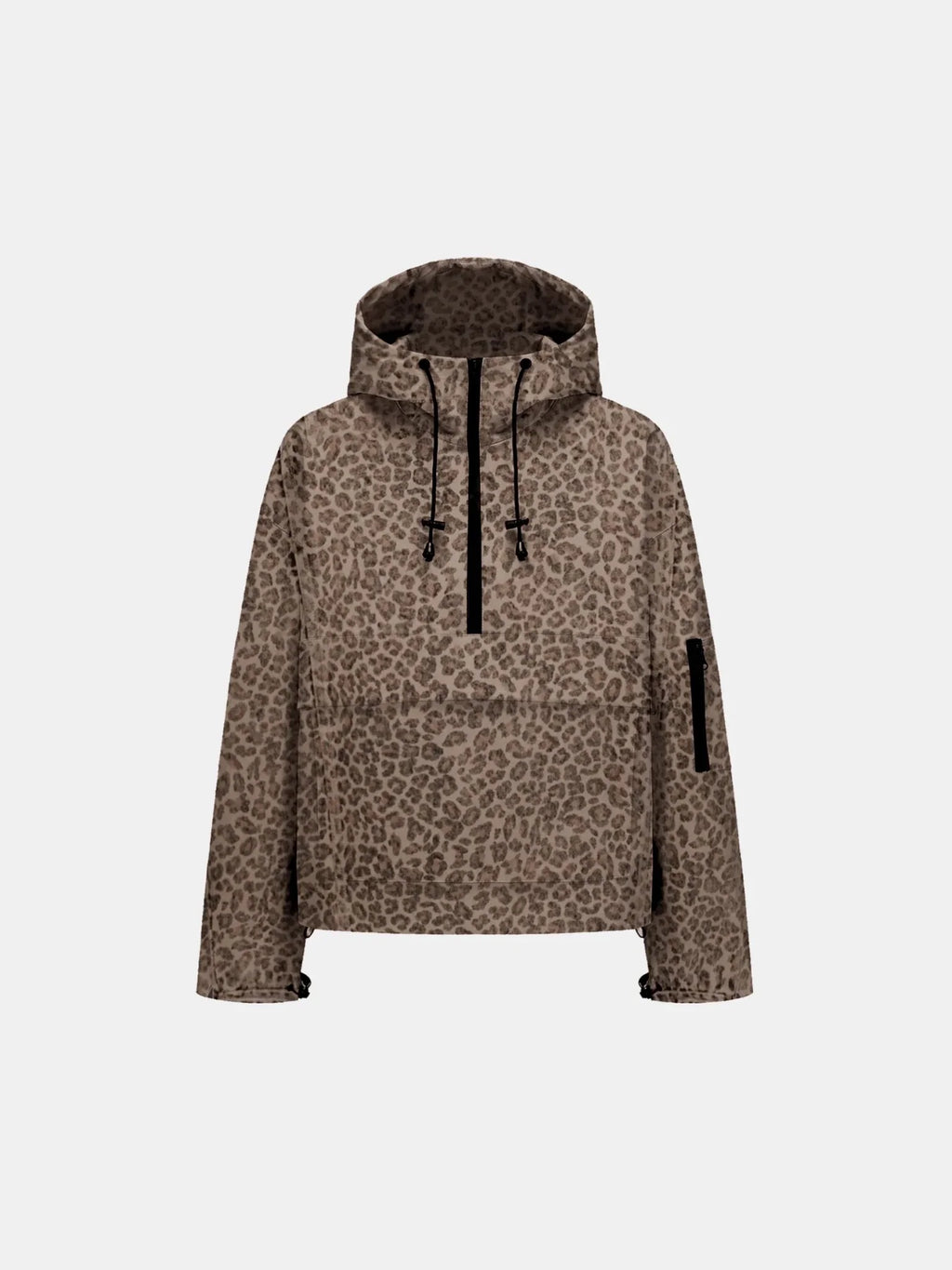STM-TEX™ Leopard Print Classic Relaxed Fit Rain Hoodie