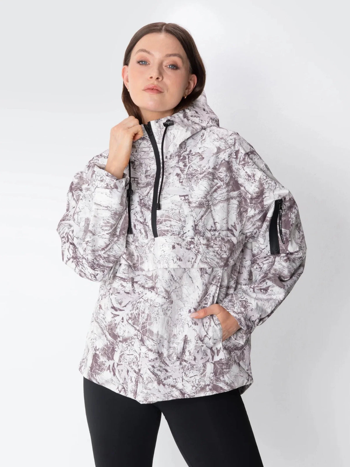 STM-TEX™ Mist Camo Classic Relaxed Fit Rain Hoodie