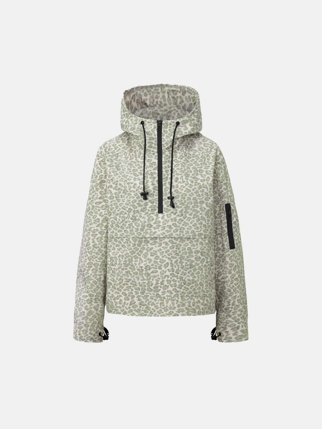 STM-TEX™ Olive Leopard Classic Relaxed Fit Rain Hoodie