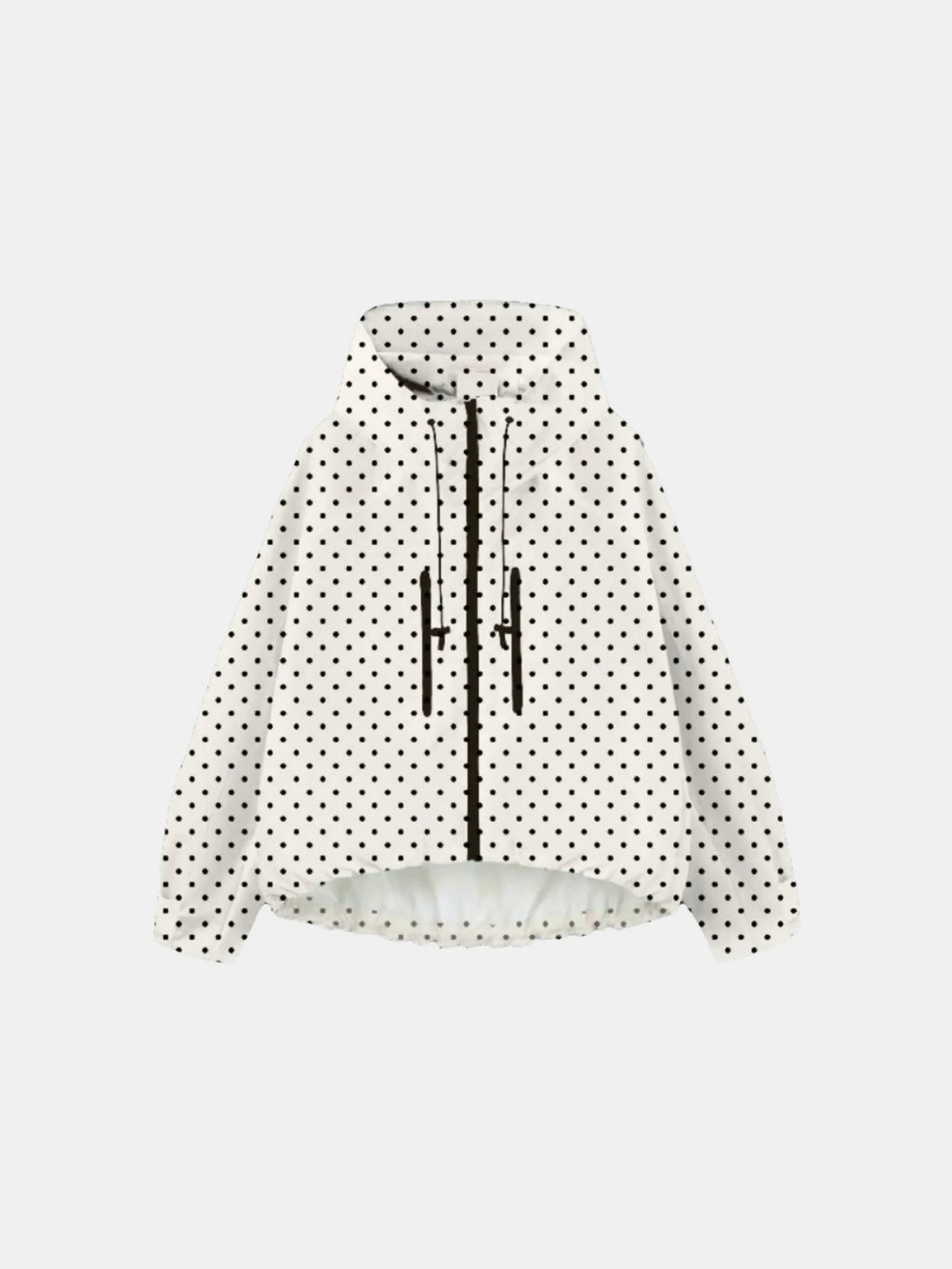 STM-TEX™ One Size Dot Short Oversized Rain Jacket