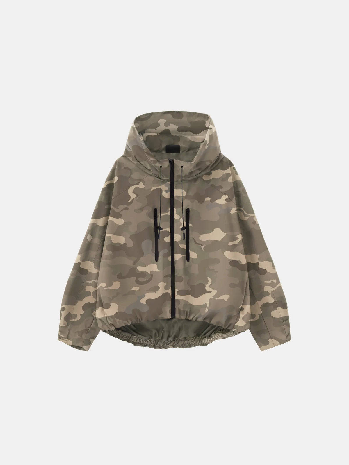 STM-TEX™ One Size Taupe Camo Short Oversized Rain Jacket