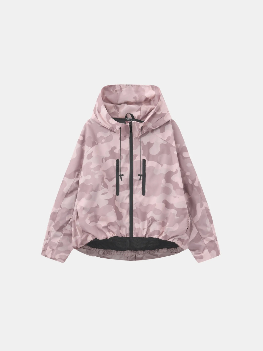 STM-TEX™ One Size Pink Camo Short Oversized Rain Jacket