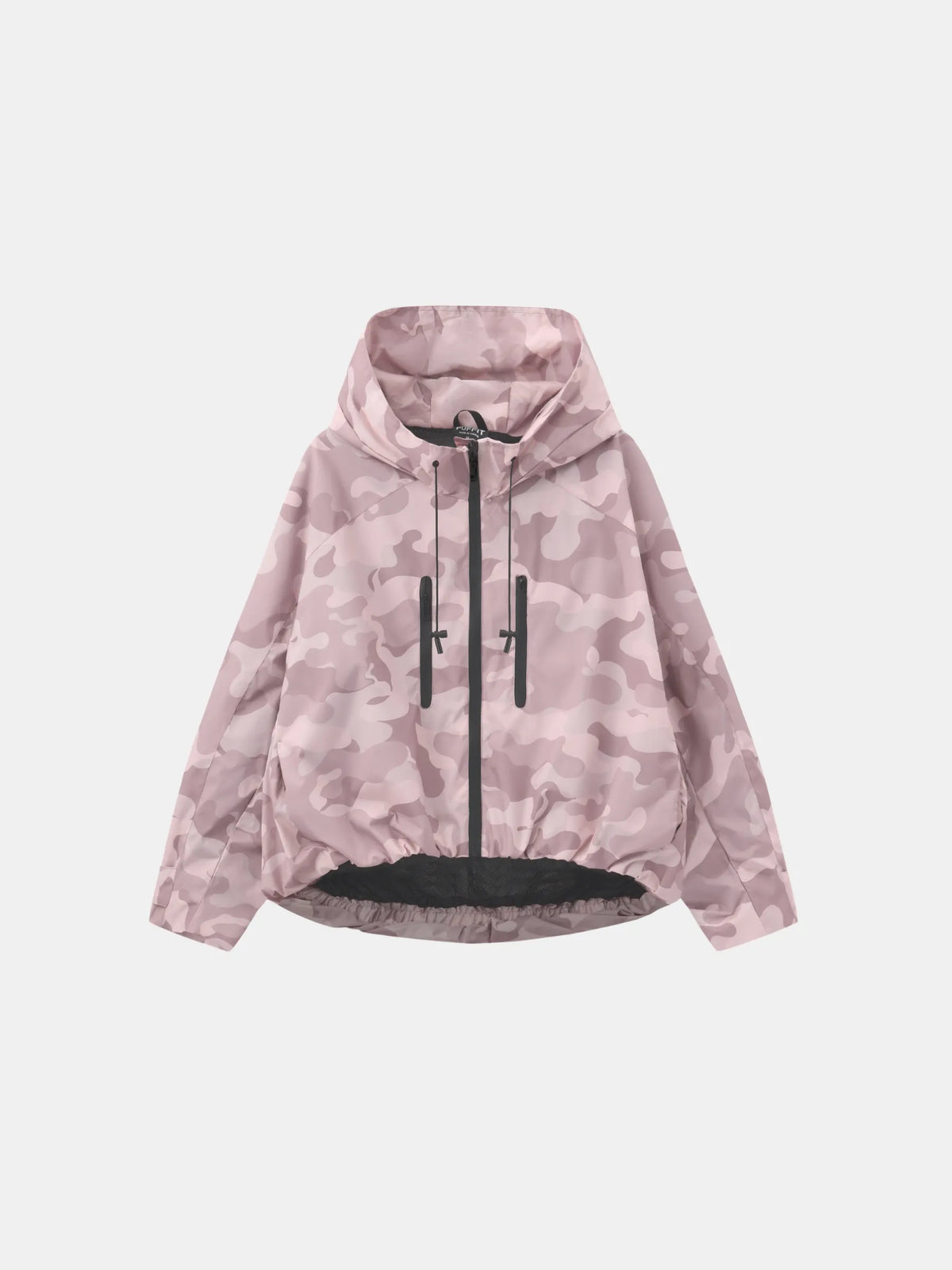 STM-TEX™ One Size Pink Camo Short Oversized Rain Jacket