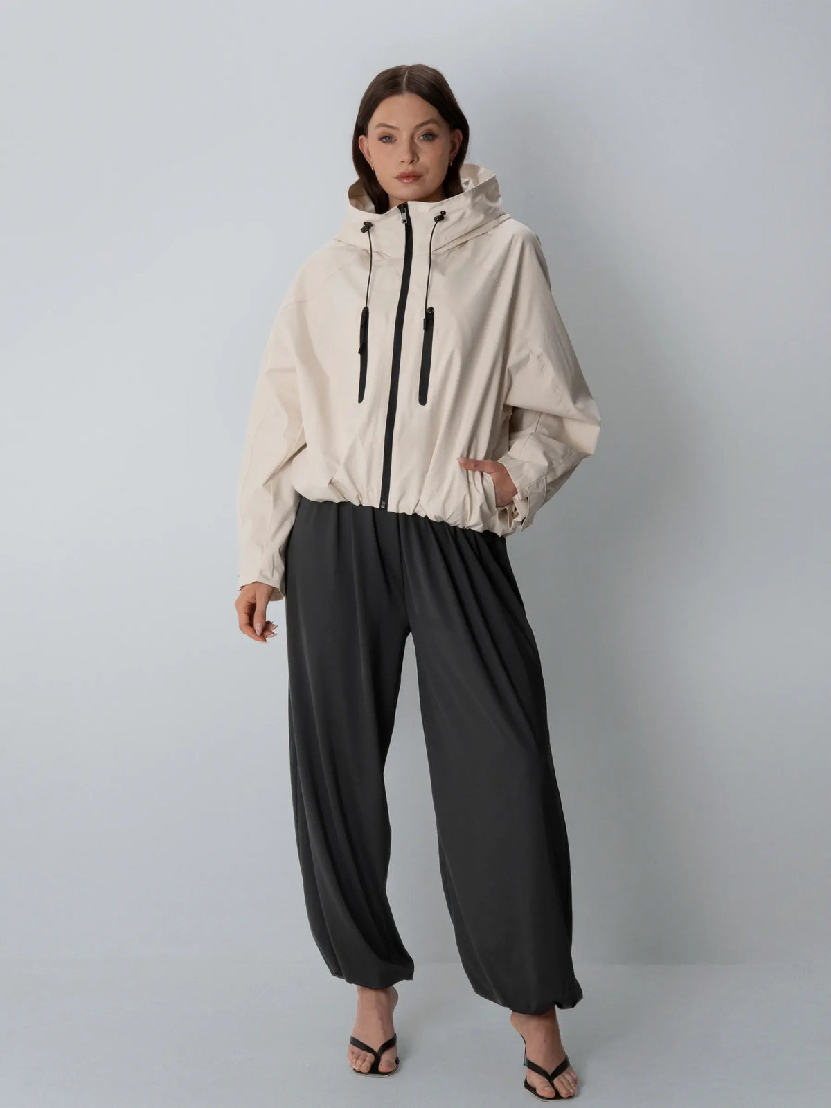 STM-TEX™ One Size Short Oversized Rain Jacket - Stay Puffit