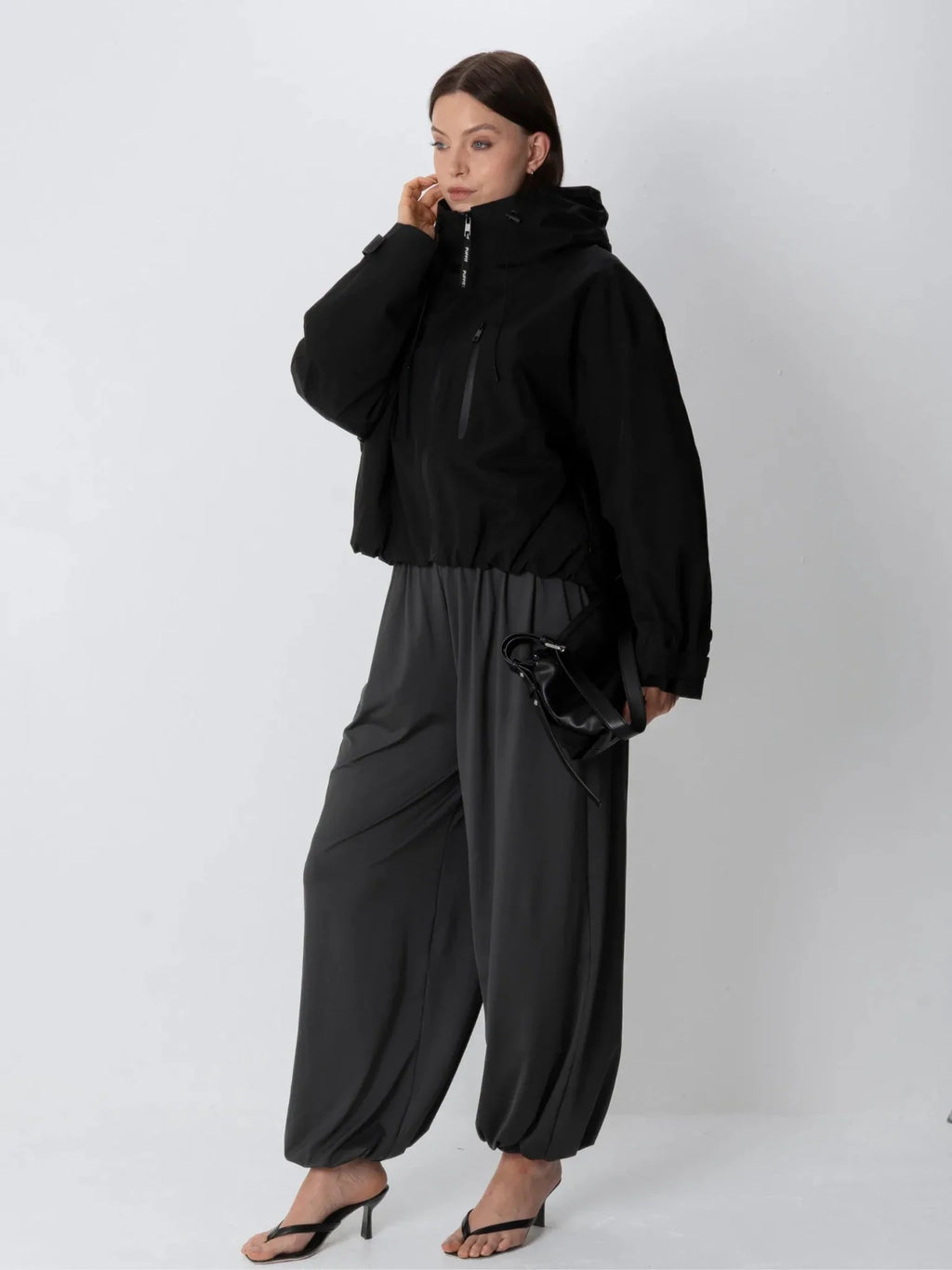 STM-TEX™ One Size Short Oversized Rain Jacket - Stay Puffit