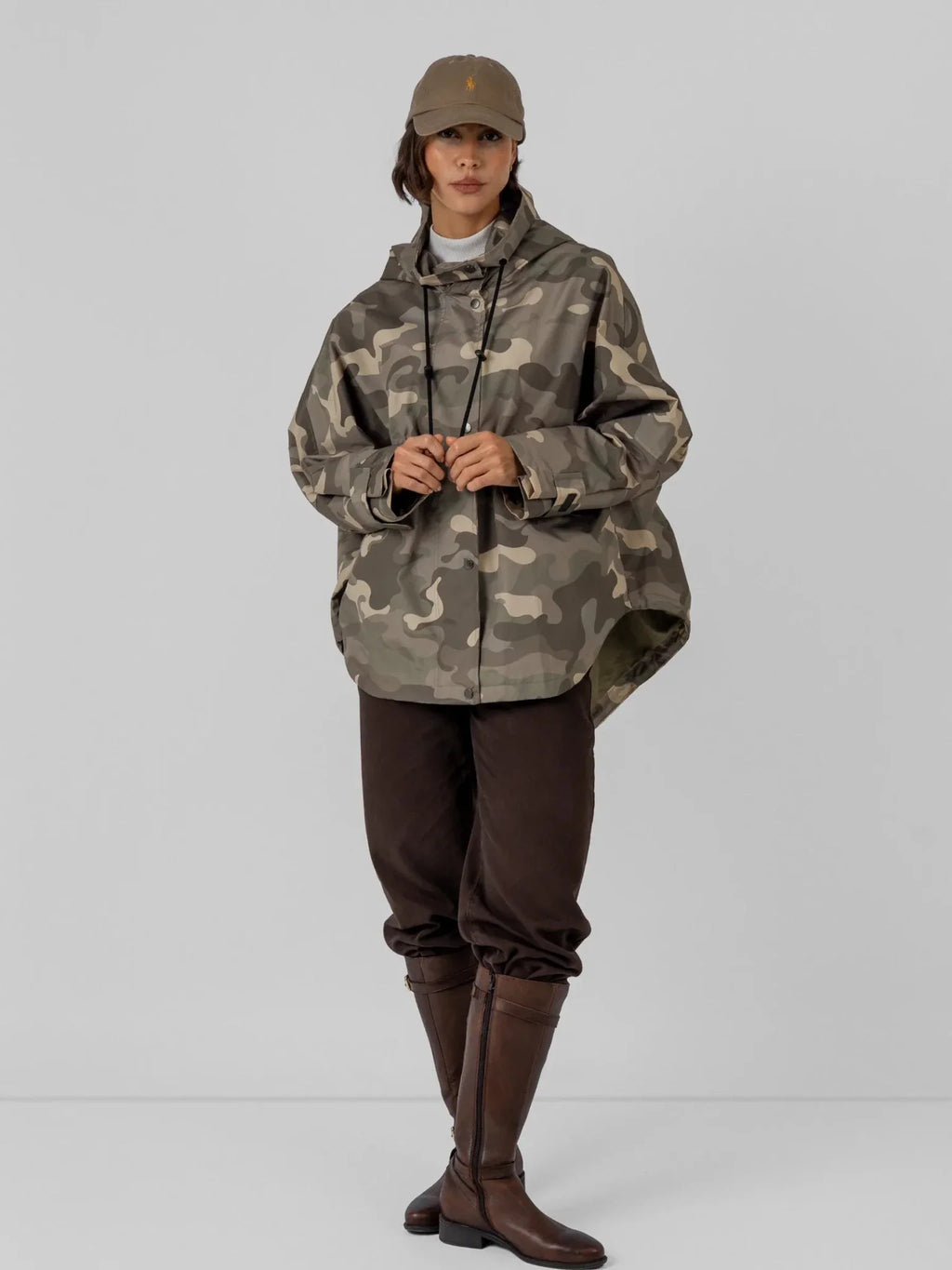 STM-TEX™ One Size Mid Length Oversized Rain Jacket