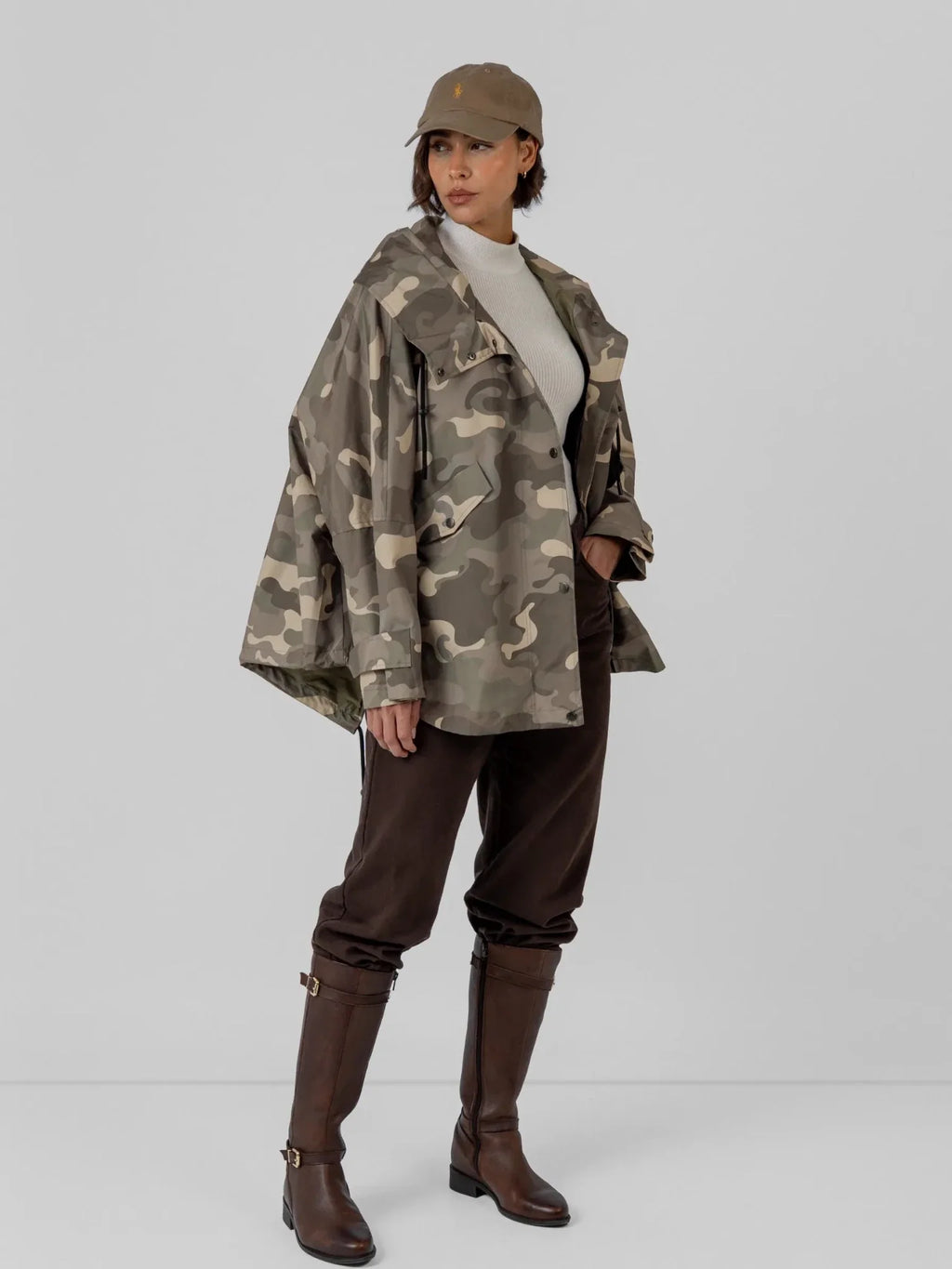 STM-TEX™ One Size Mid Length Oversized Rain Jacket