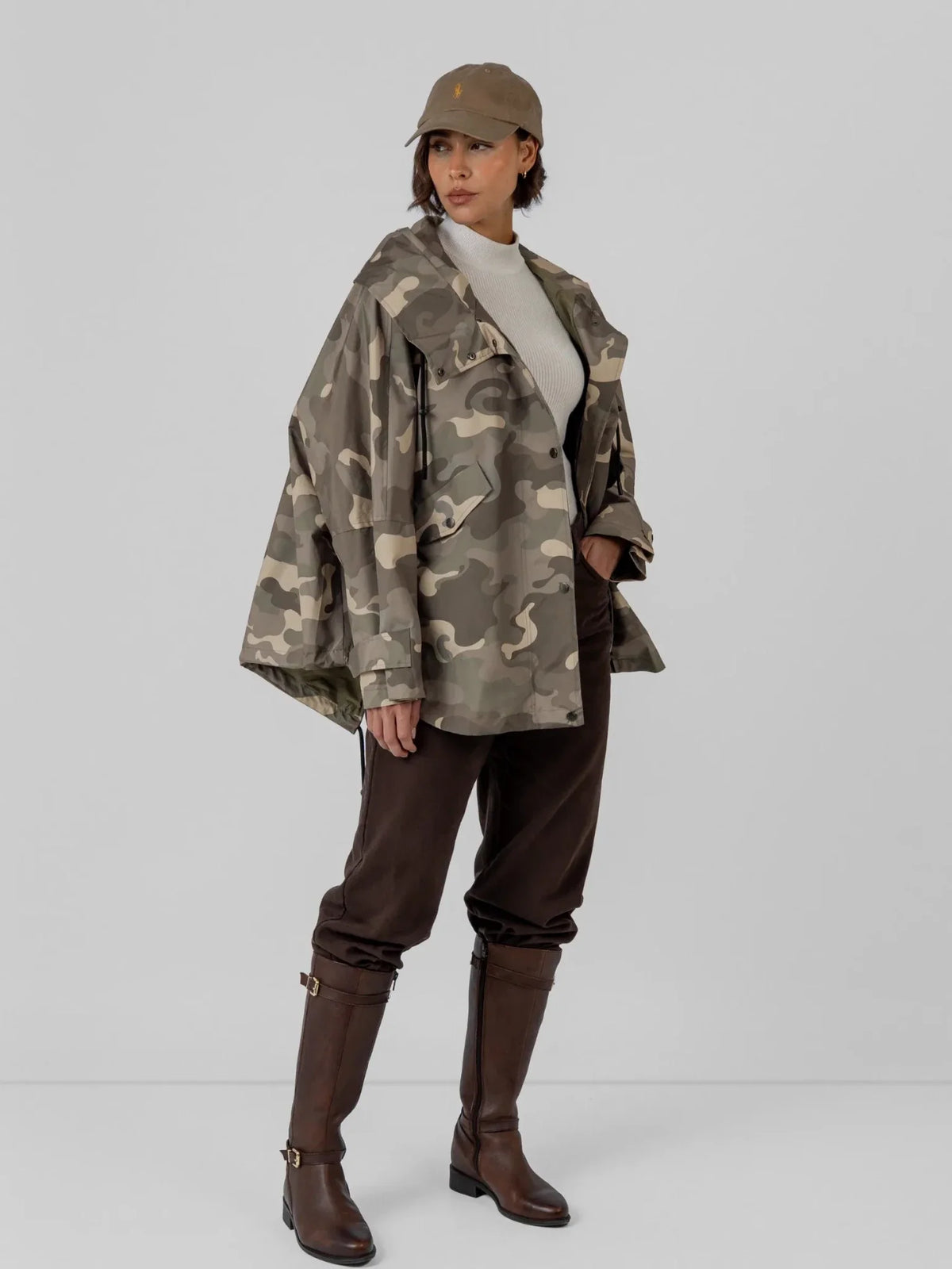 STM-TEX™ One Size Mid Length Oversized Rain Jacket