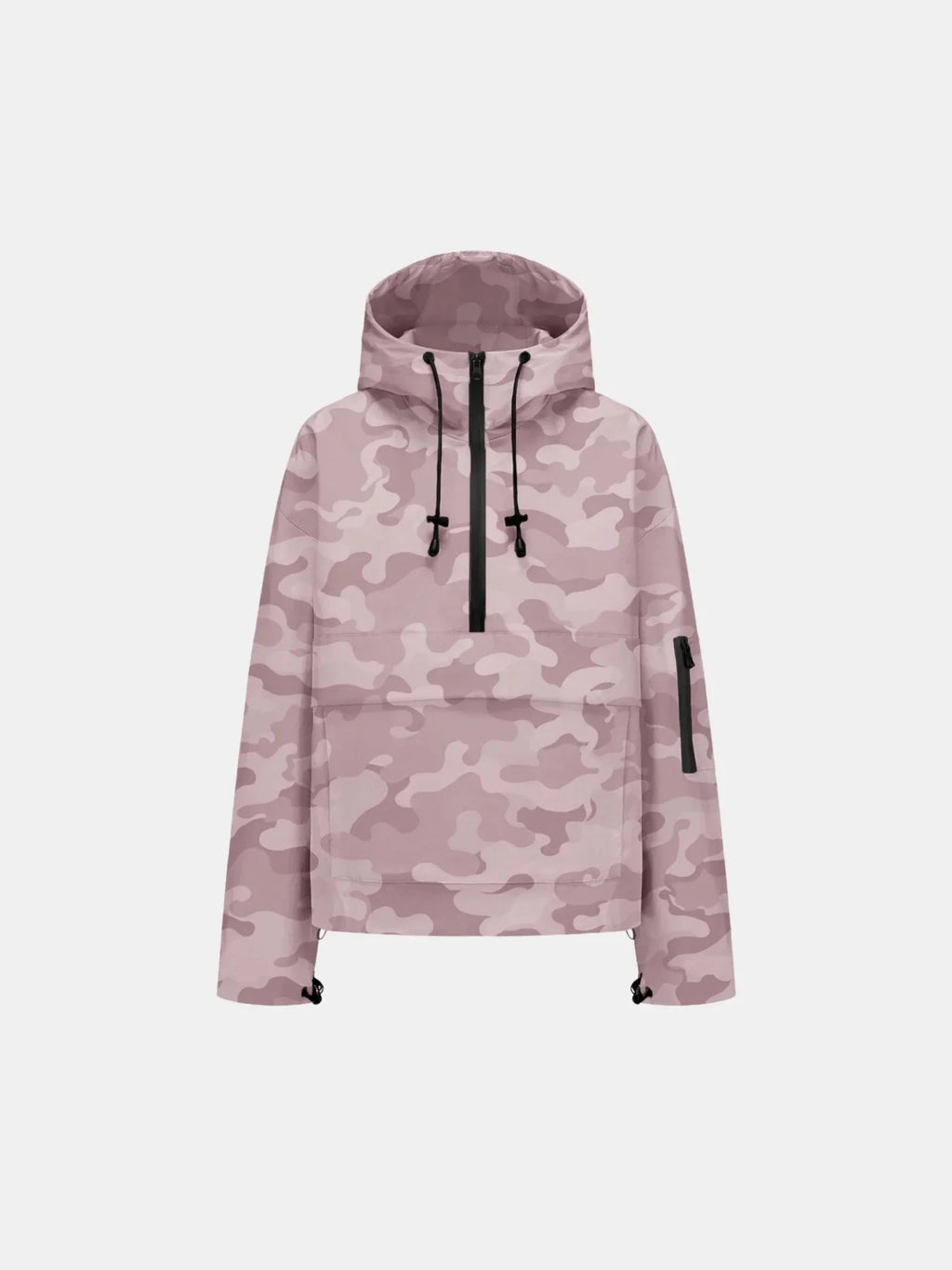 STM-TEX™ Pink Camo Classic Relaxed Fit Rain Hoodie