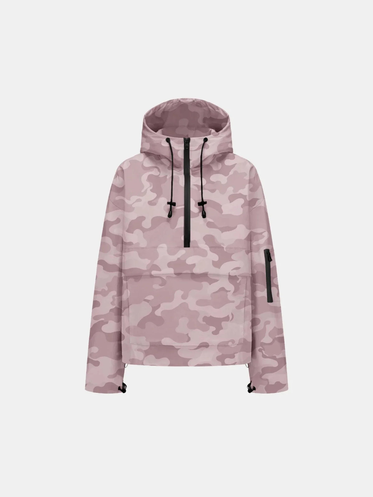 STM-TEX™ Pink Camo Classic Relaxed Fit Rain Hoodie