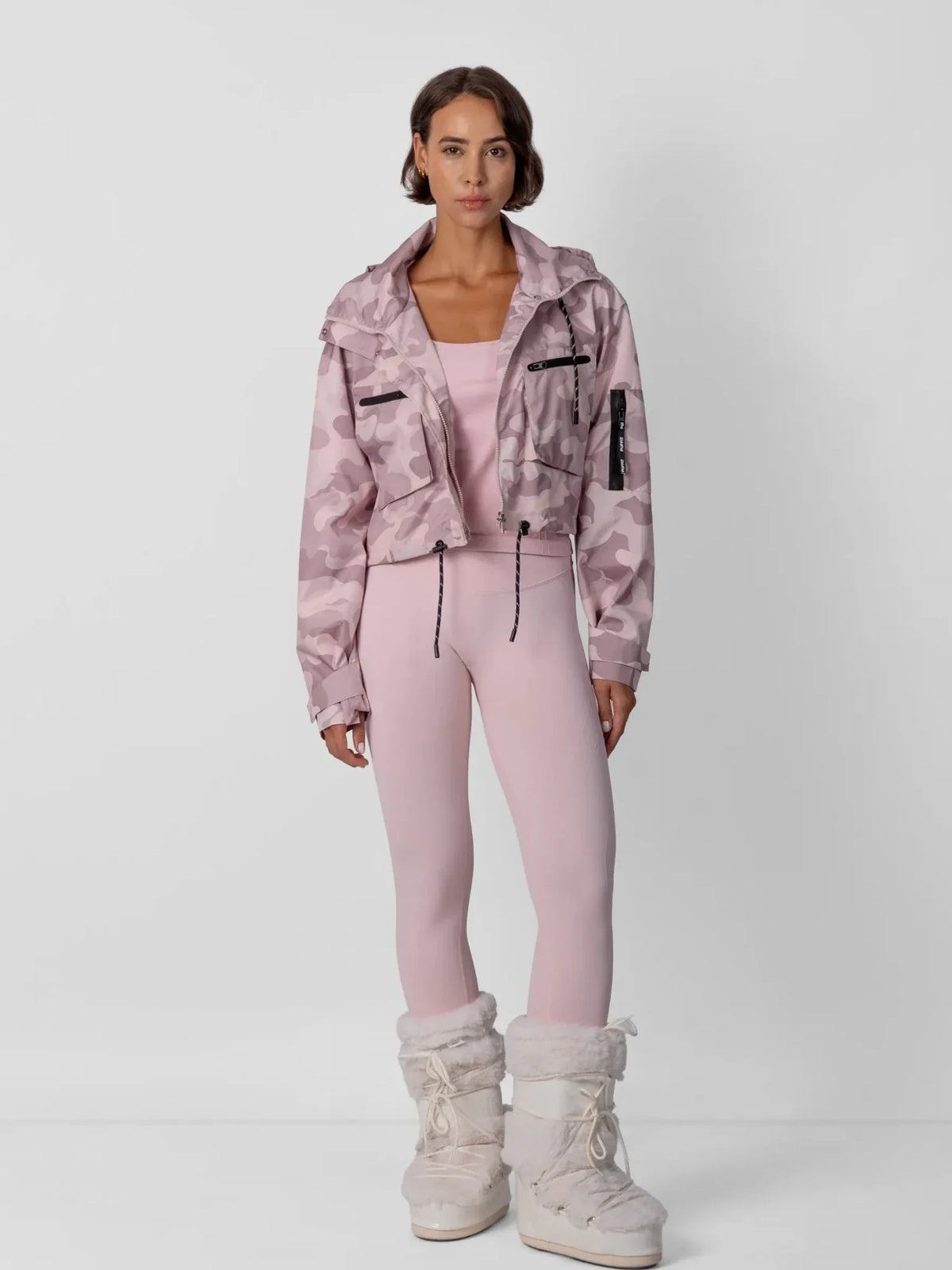 STM-TEX™ Elevated Cropped Hooded Rain Jacket - Stay Puffit