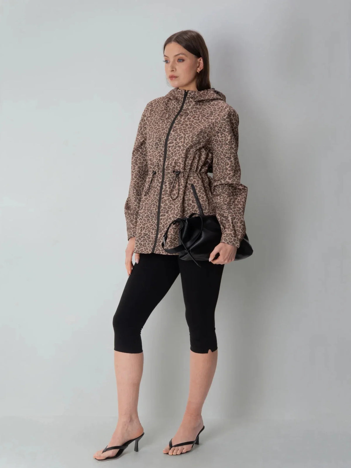 STM-TEX™ Premium Leopard Full Zip Rain Coat